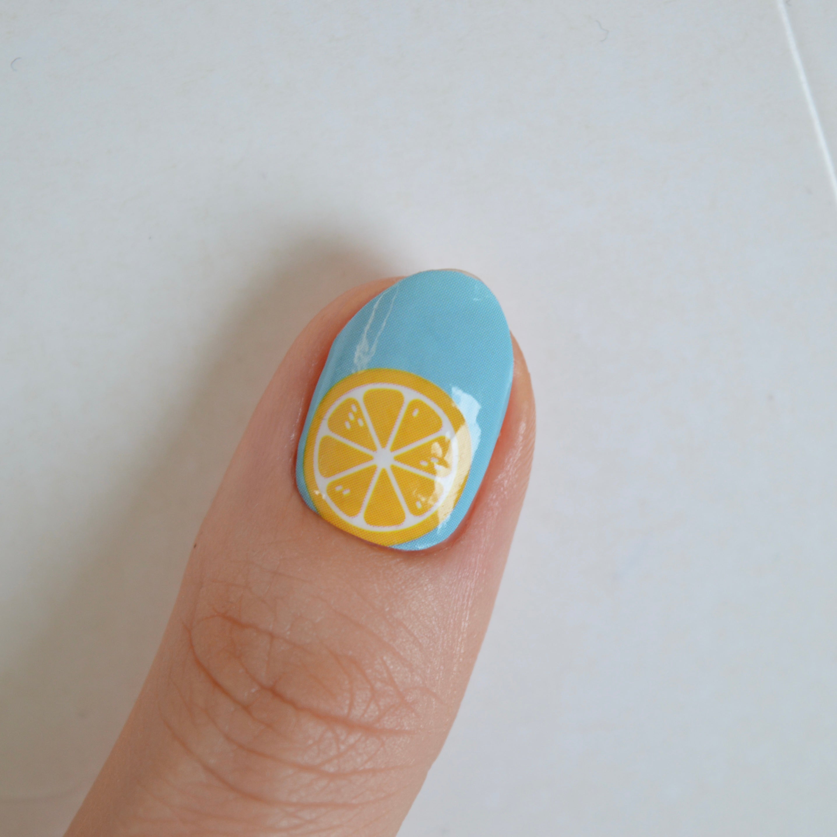 Lemon x Teggun Ashleigh | Nail Polish Wraps