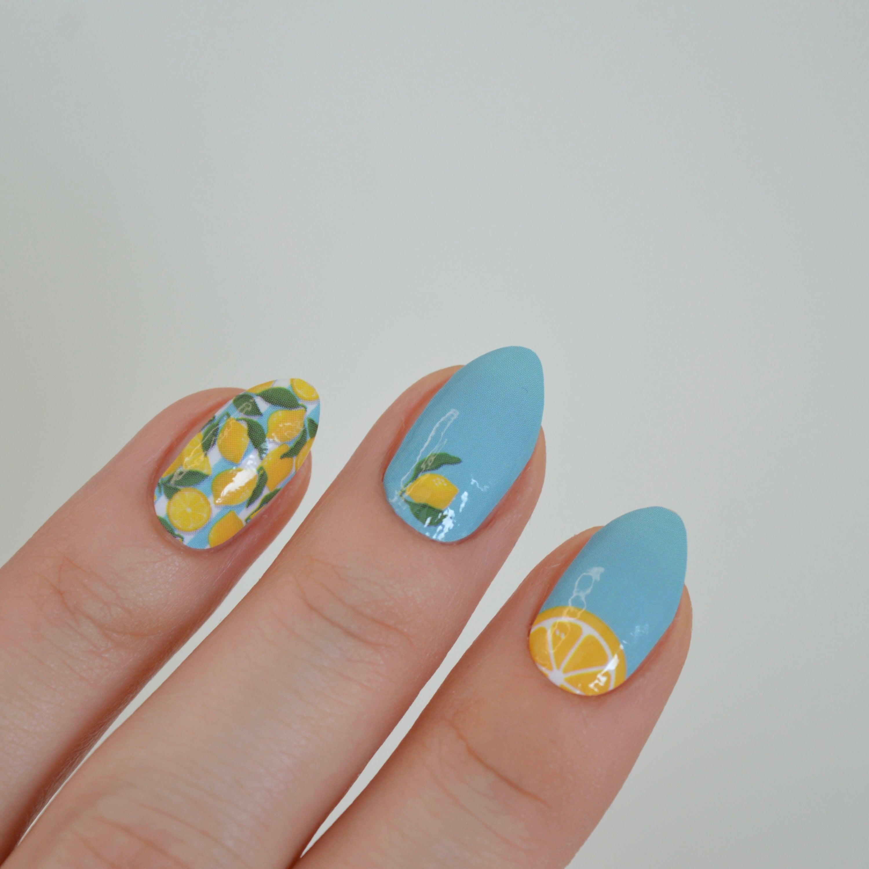 Lemon x Teggun Ashleigh | Nail Polish Wraps