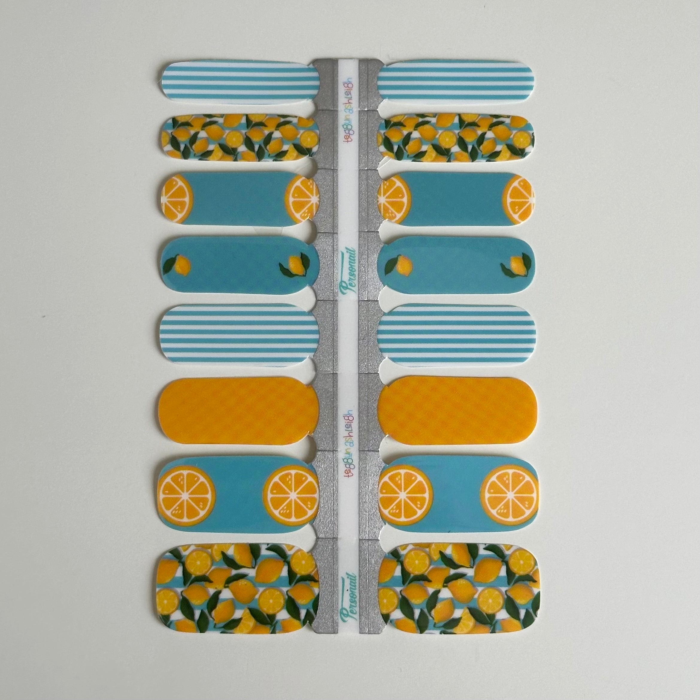 Lemon x Teggun Ashleigh | Nail Polish Wraps