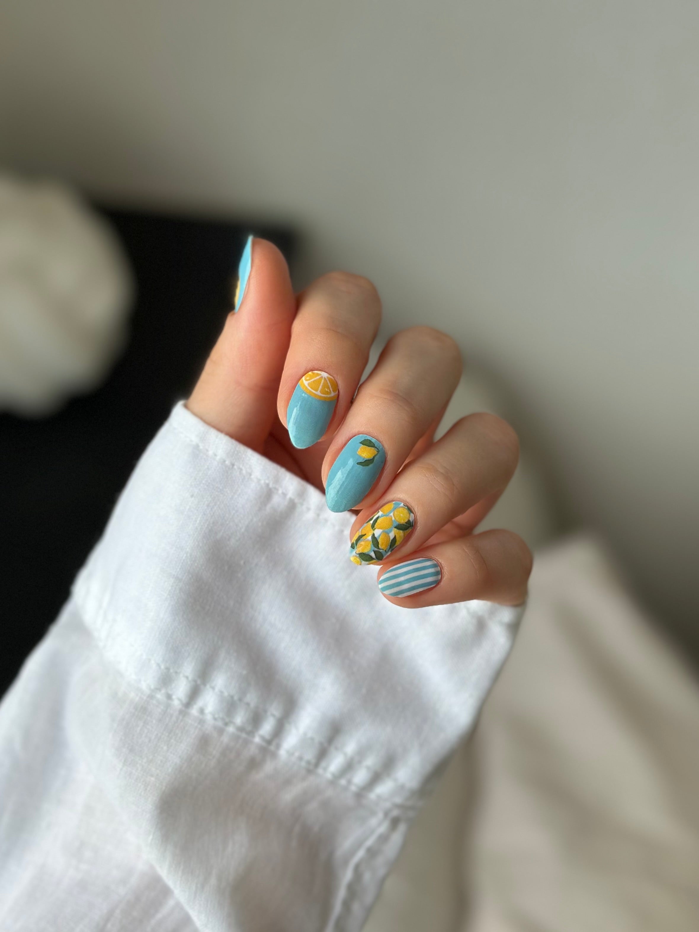 Lemon x Teggun Ashleigh | Nail Polish Wraps