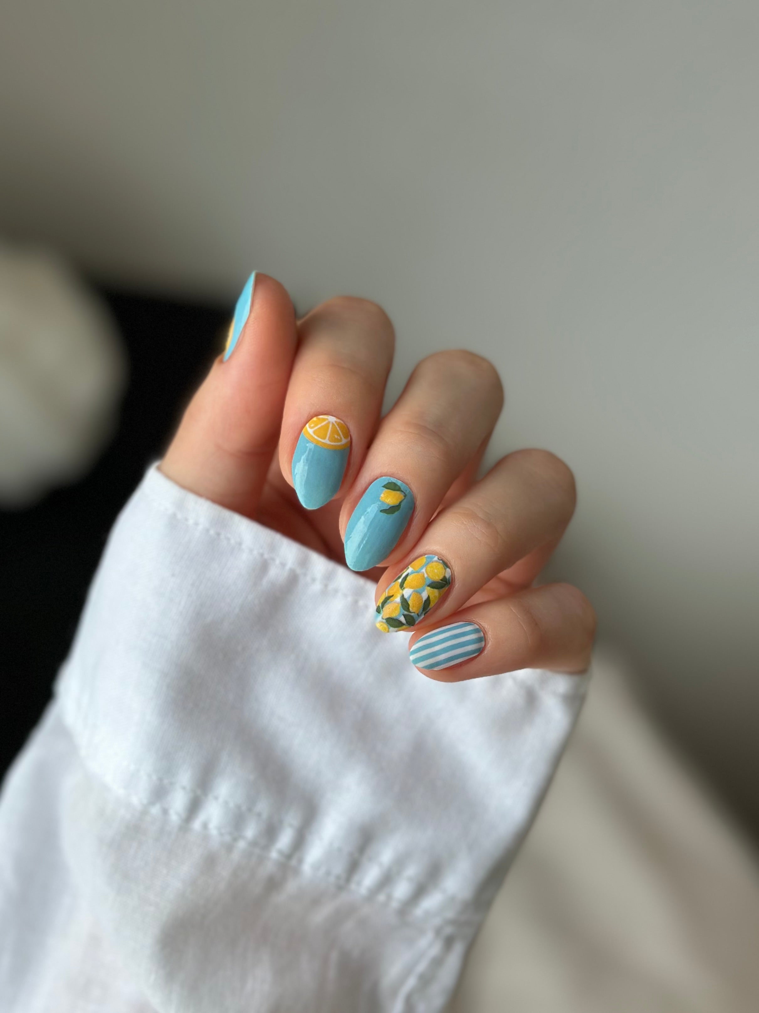Lemon x Teggun Ashleigh | Nail Polish Wraps