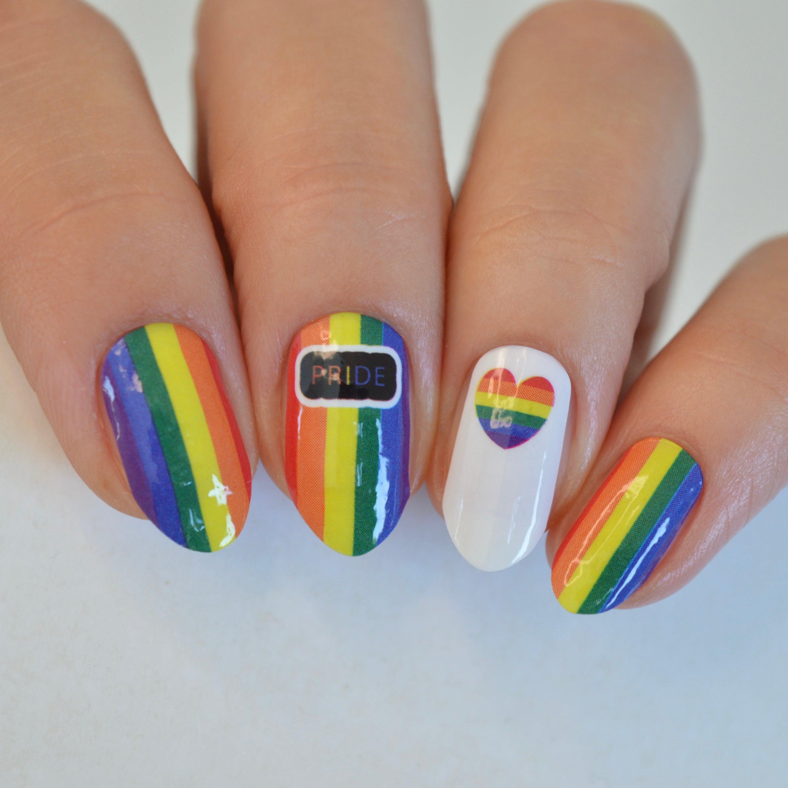 LGBTQIA+ Nail Wrap ($2 of every order to charity)