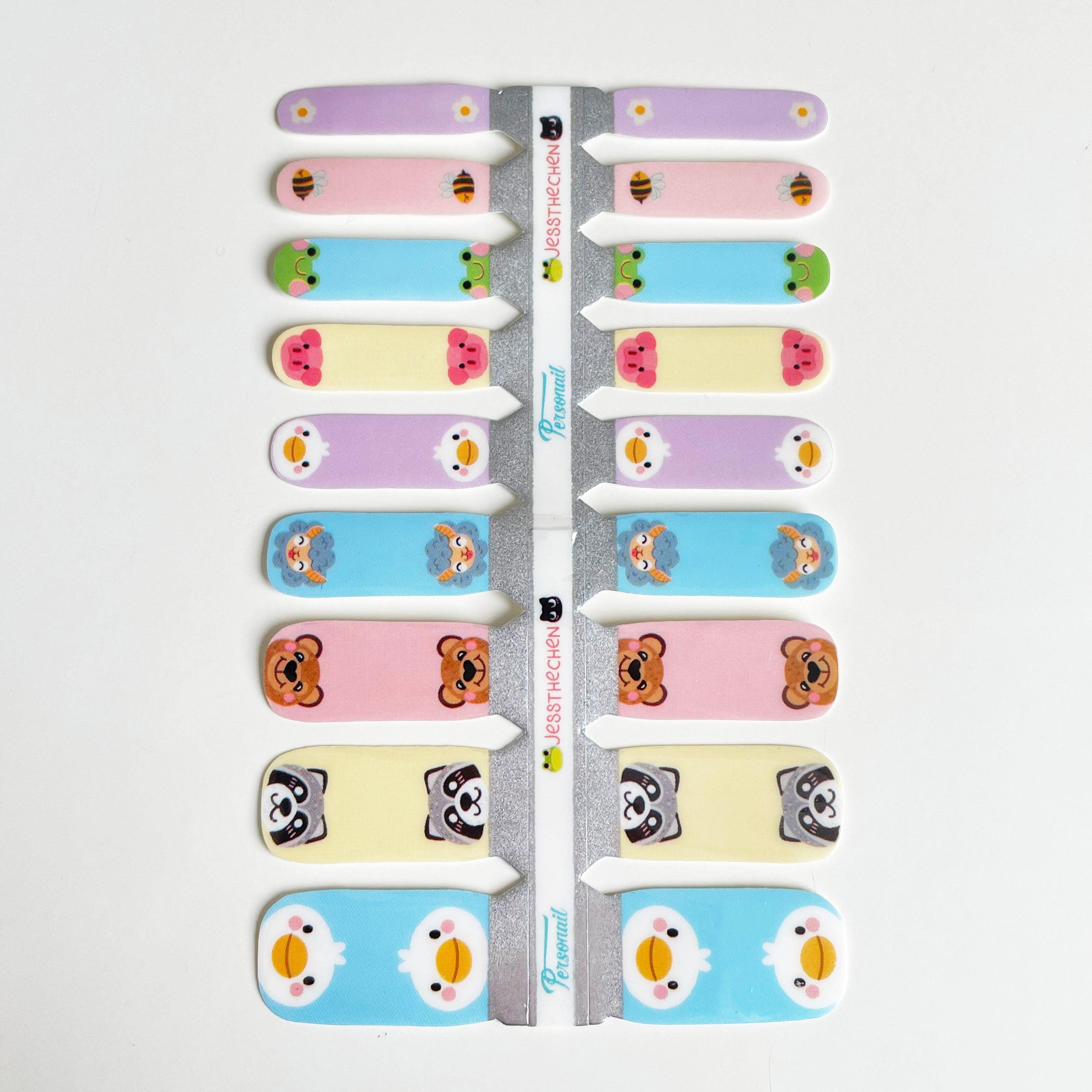 KIDS Lil Wild Things | Jess The Chen Collab Nail Polish Wrap
