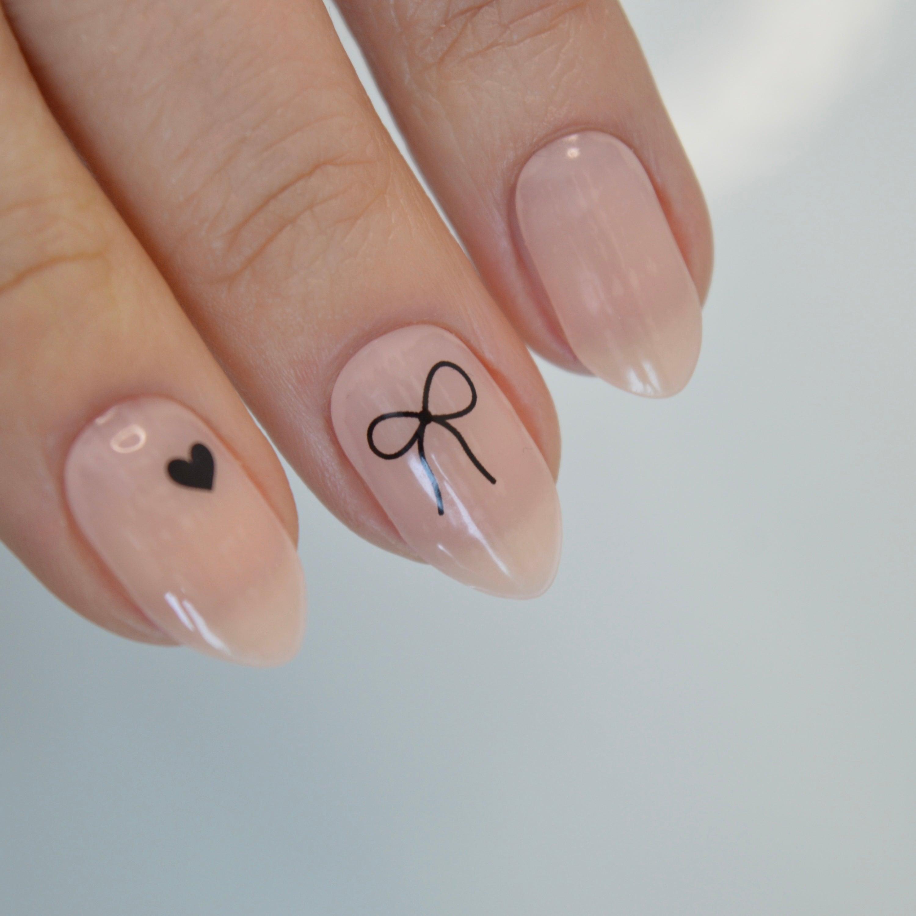 Love Knot | Super Jellies DIY Hard Semi Cured Gel Nail Wraps