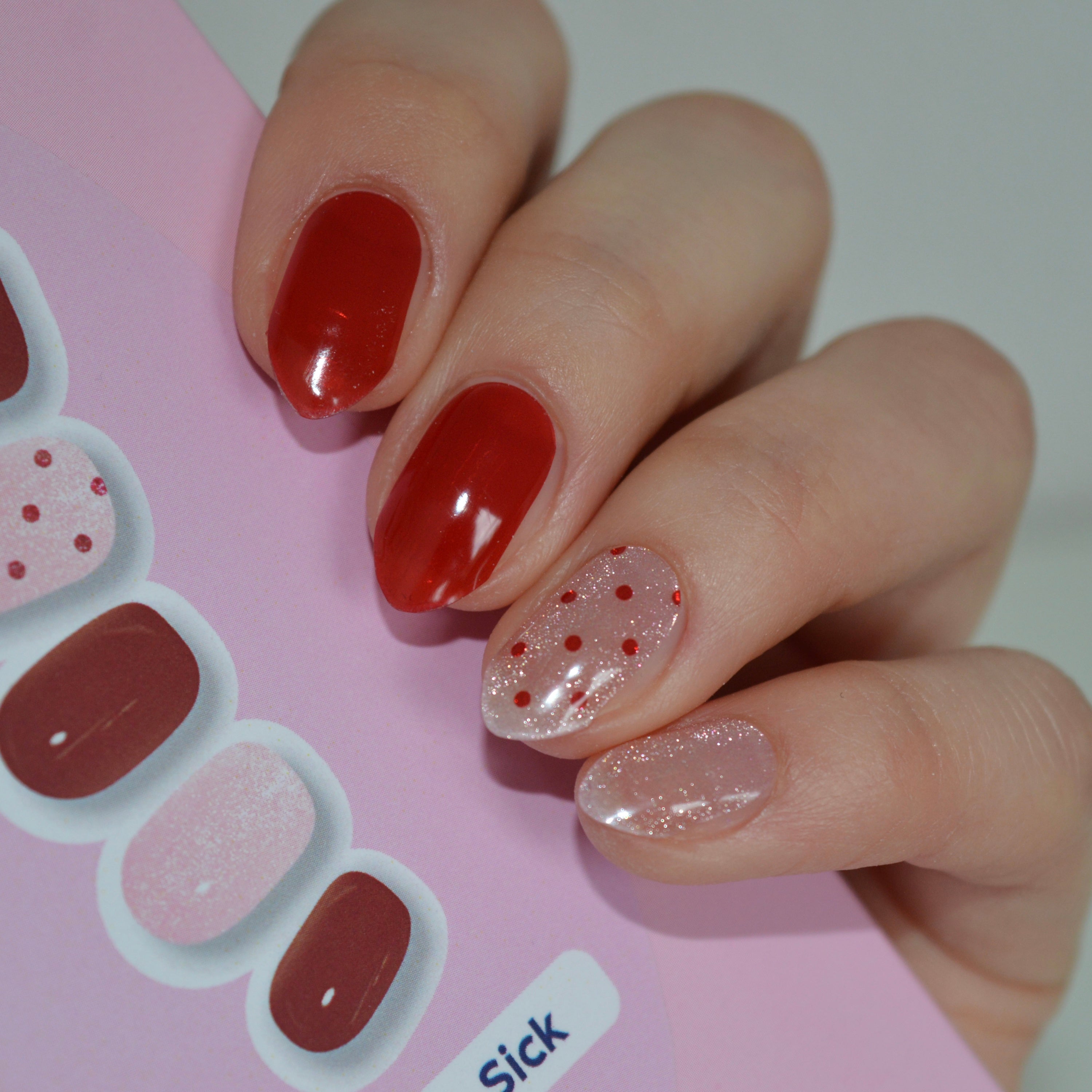 Love Sick | Super Jellies DIY Hard Semi Cured Gel Nail Wraps