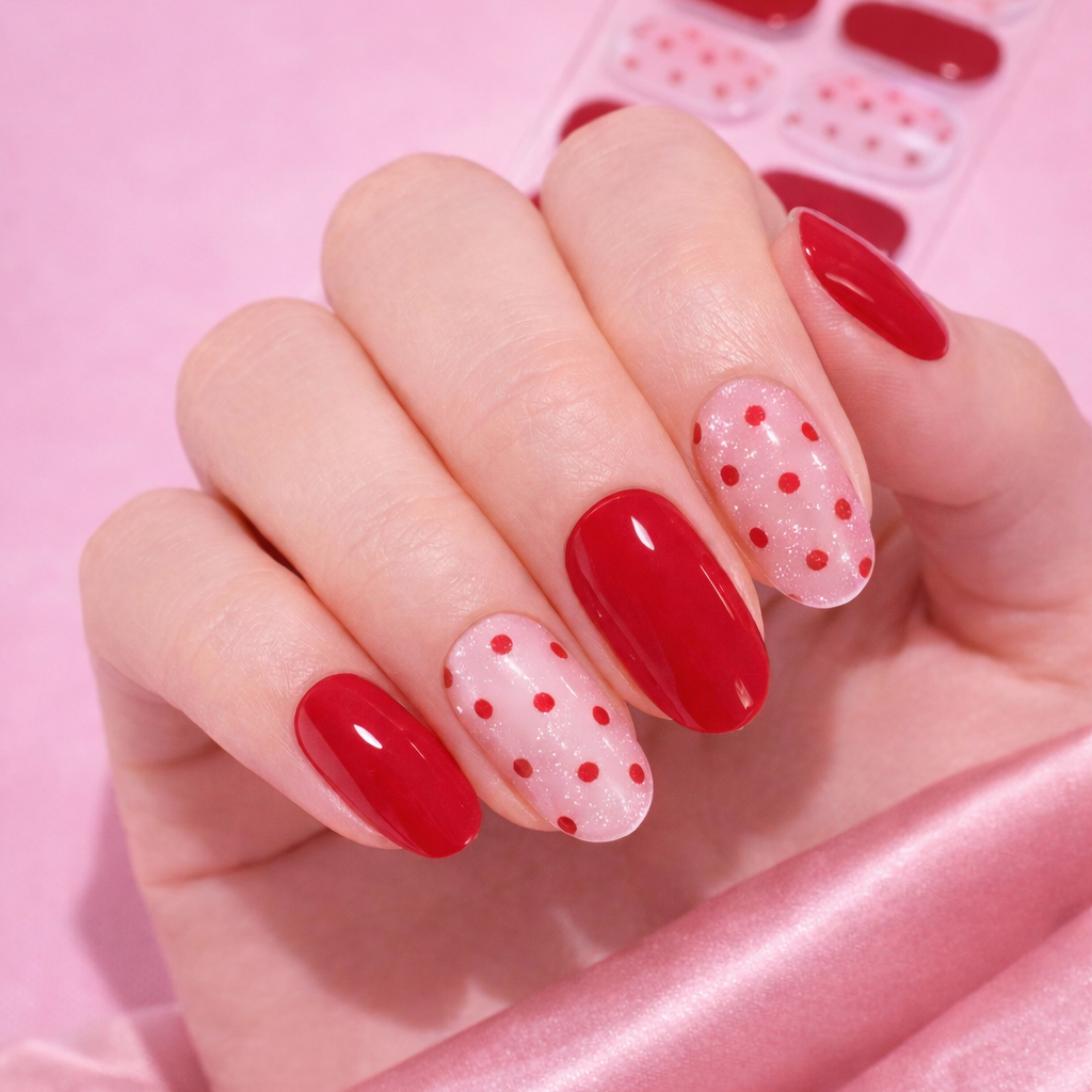 Love Sick | Super Jellies DIY Hard Semi Cured Gel Nail Wraps