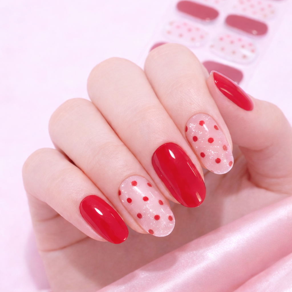 Love Sick | Super Jellies DIY Hard Semi Cured Gel Nail Wraps