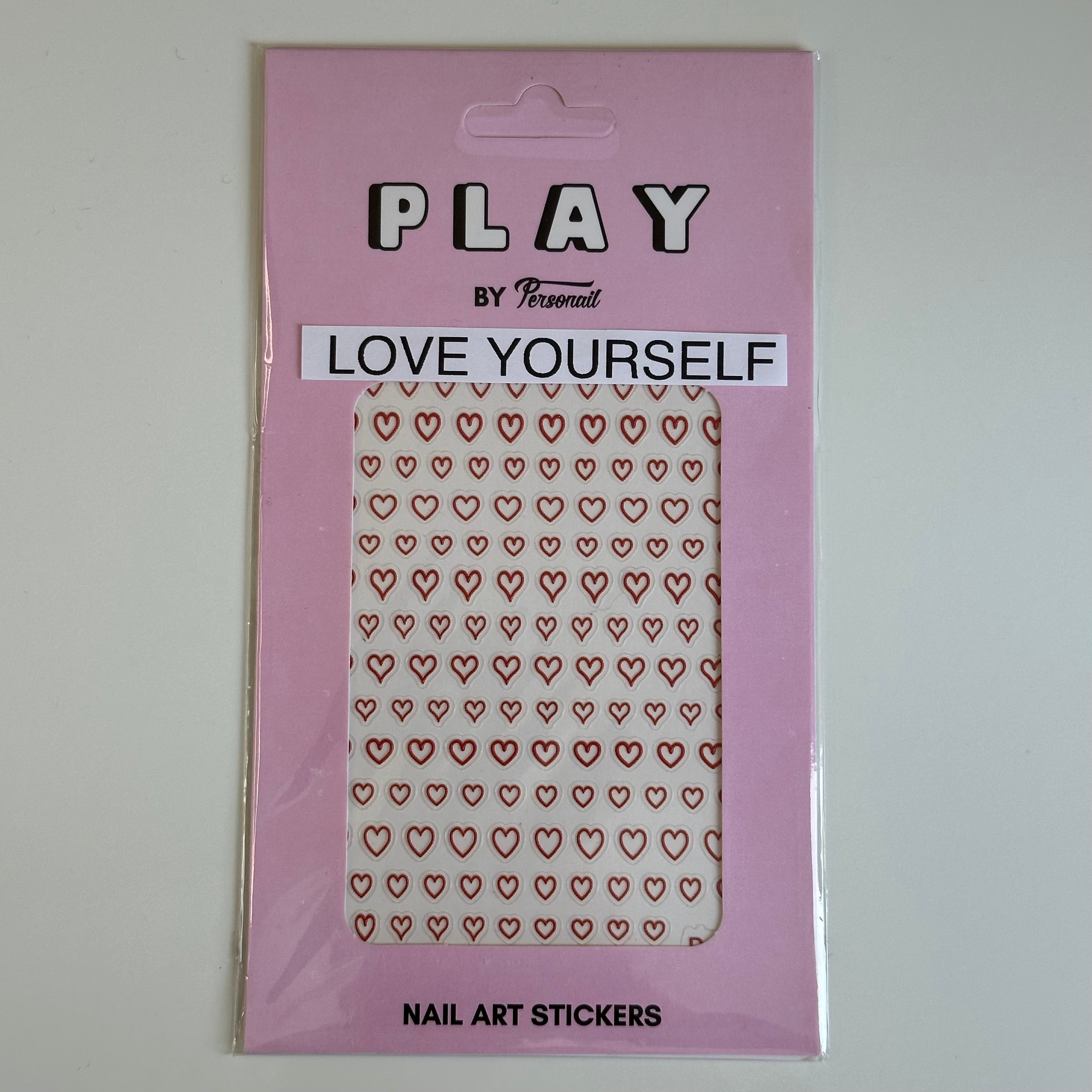 Love Yourself PLAY Nail Art Sticker