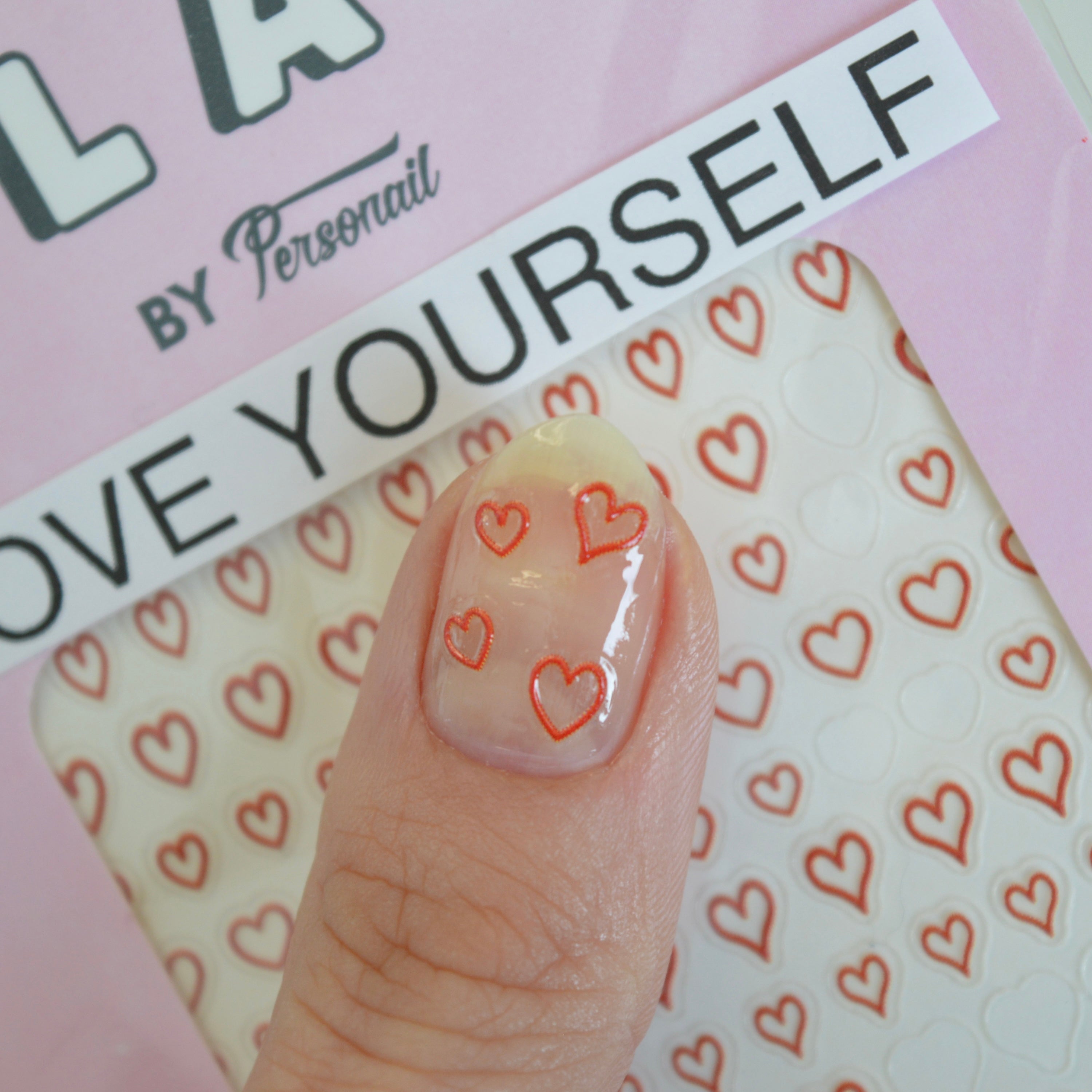 Love Yourself PLAY Nail Art Sticker