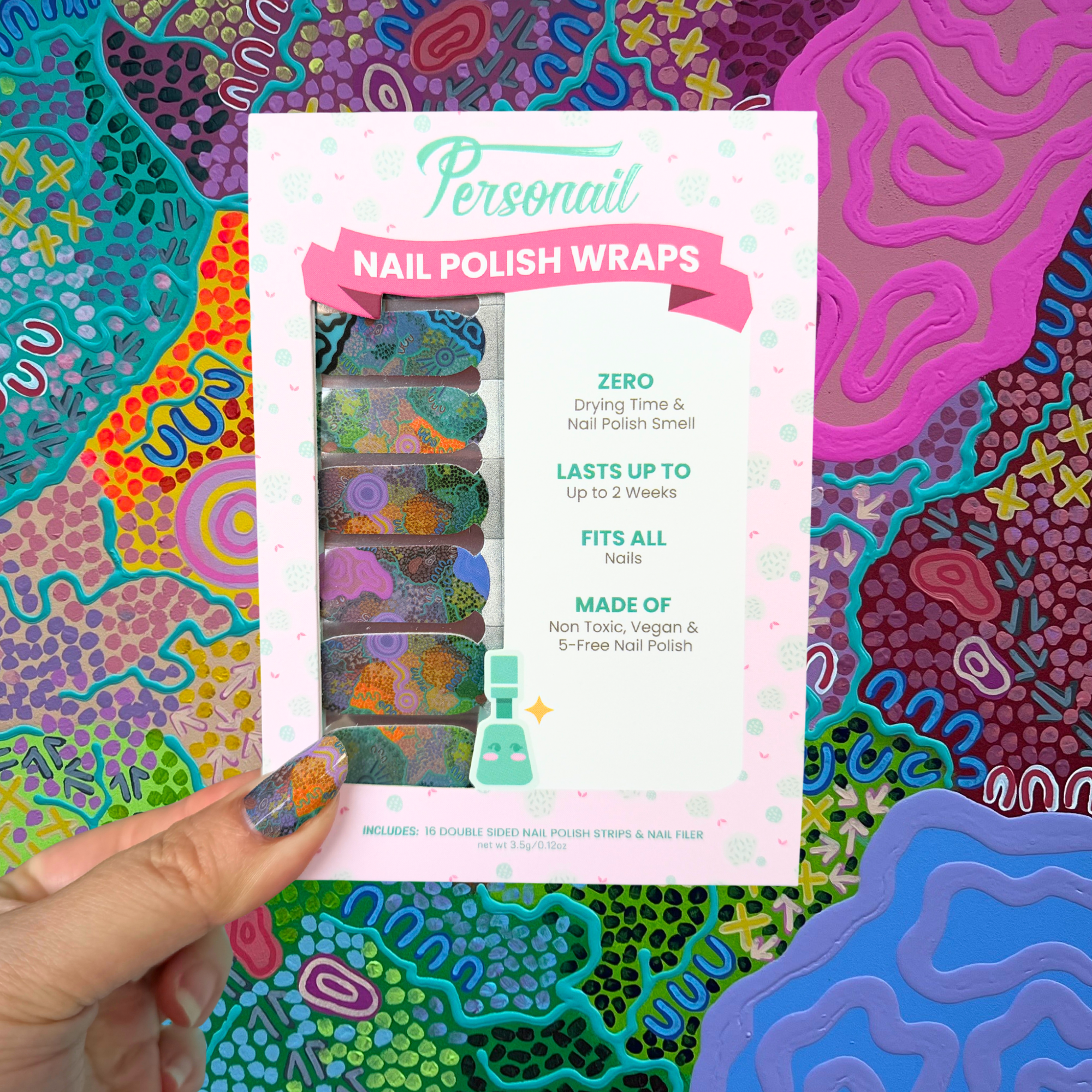 Magali Biik (This land) x Luruk In | Nail Polish Wraps