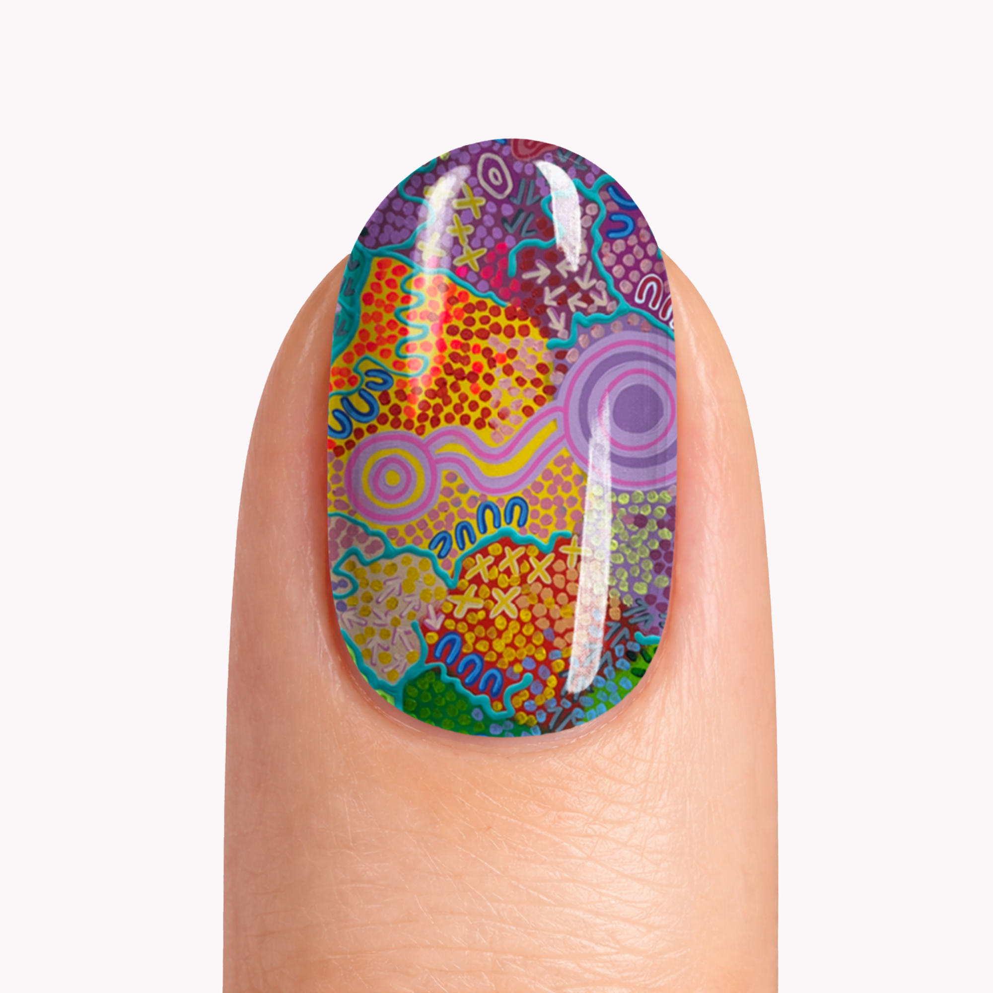 Magali Biik (This land) x Luruk In | Nail Polish Wraps