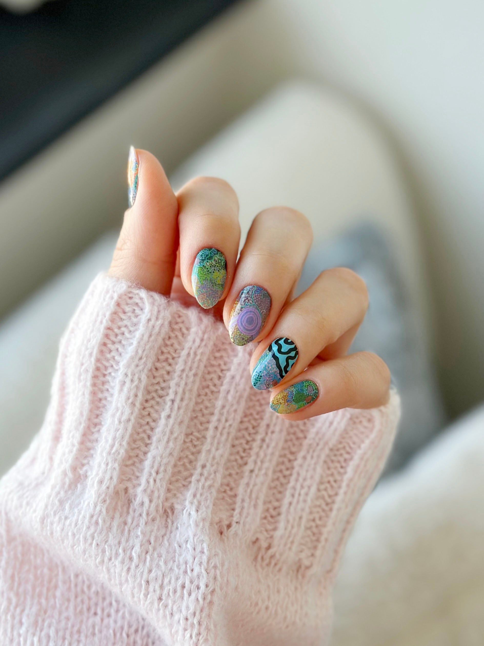 Magali Biik (This land) x Luruk In | Nail Polish Wraps