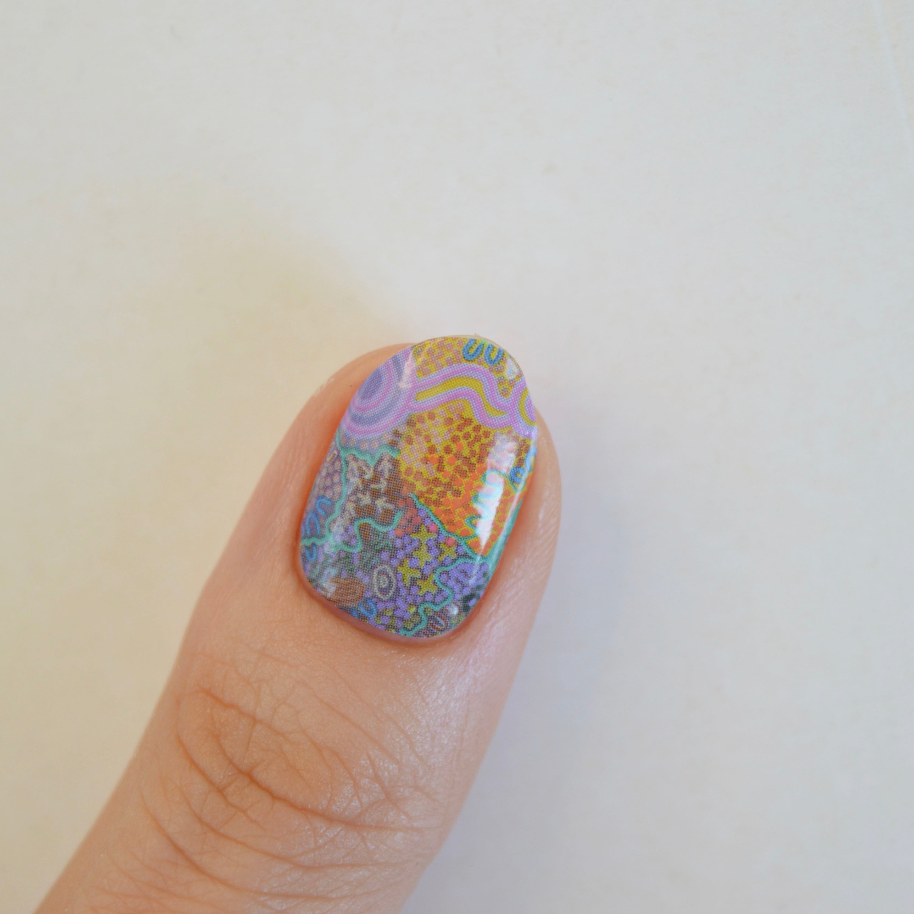 Magali Biik (This land) x Luruk In | Nail Polish Wraps
