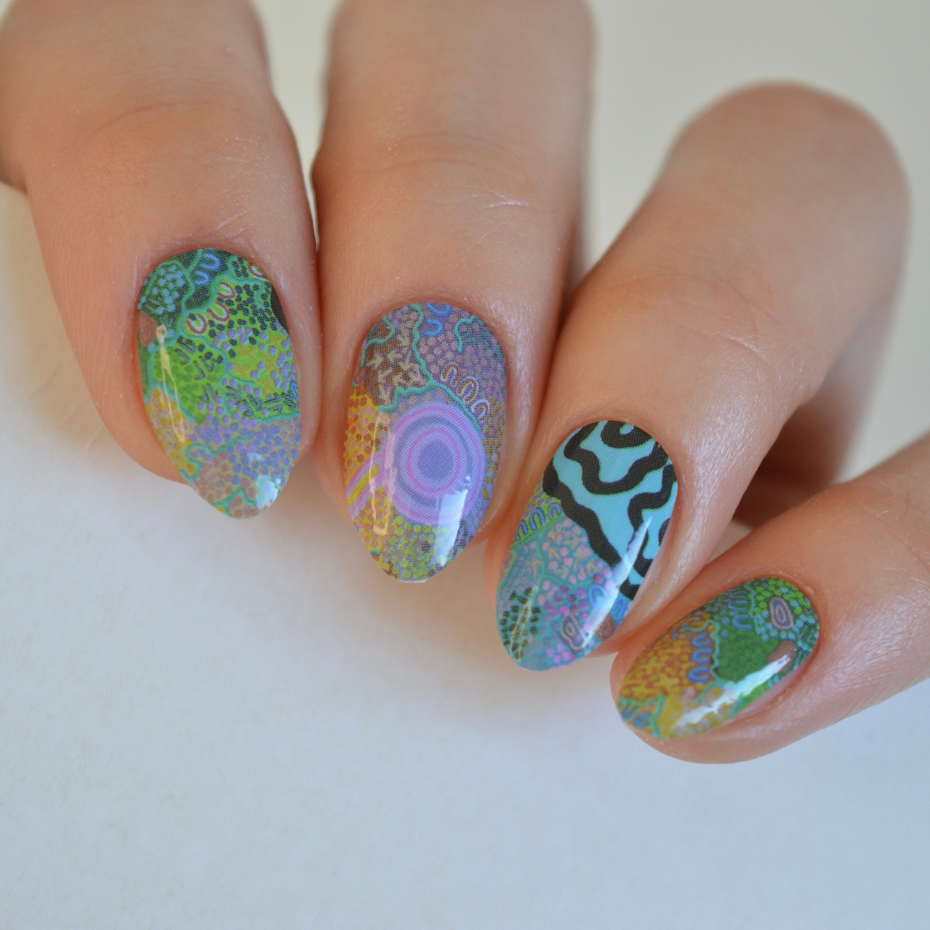 Magali Biik (This land) x Luruk In | Nail Polish Wraps