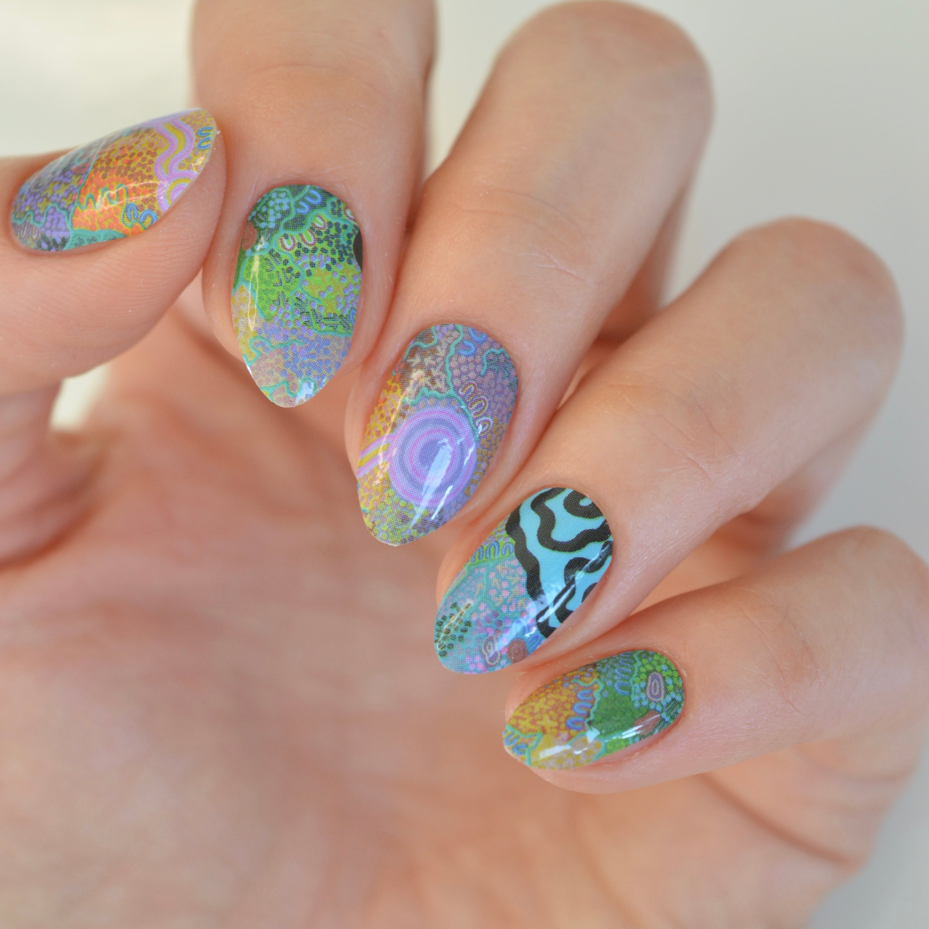 Magali Biik (This land) x Luruk In | Nail Polish Wraps