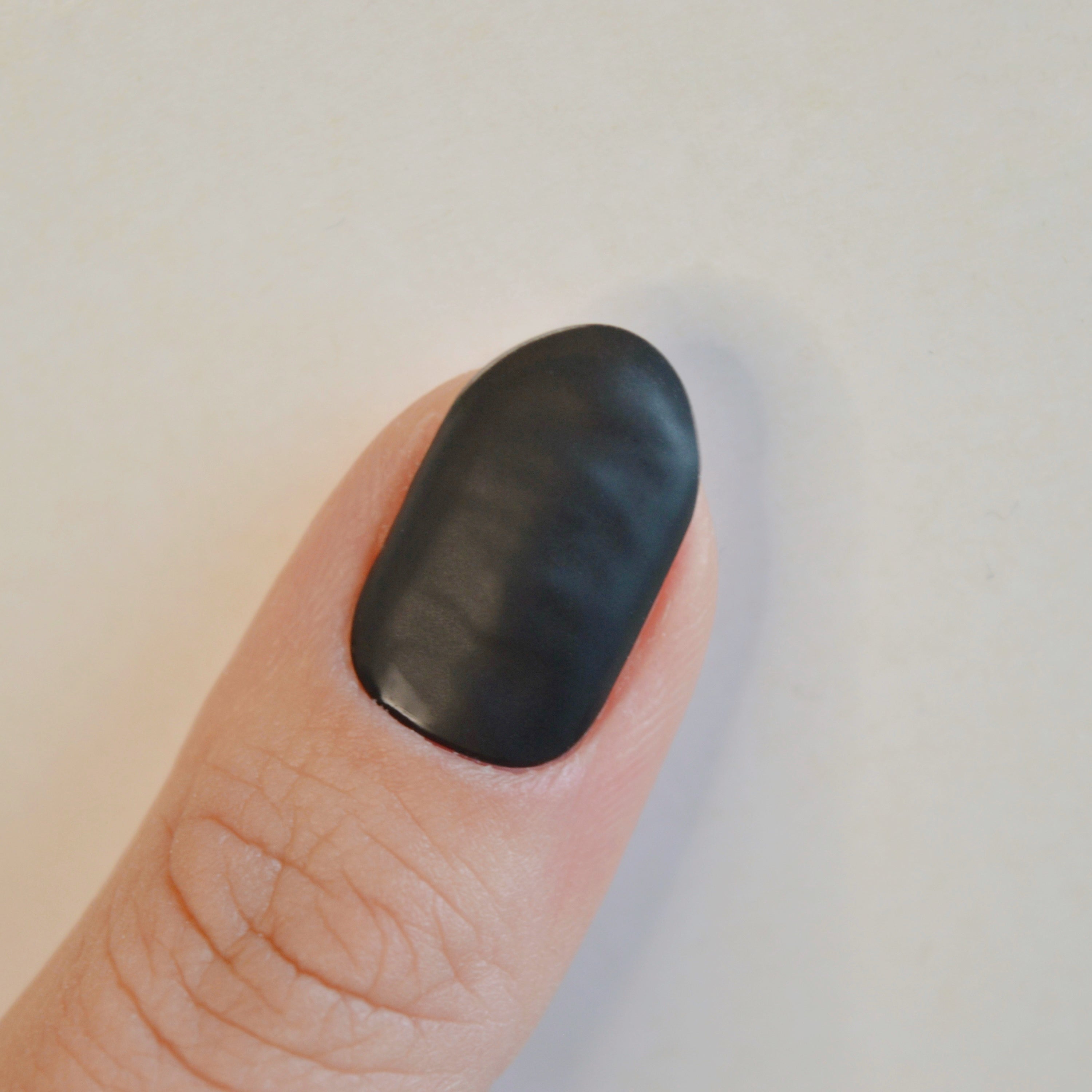 Matte Black | Super Jellies DIY Semi Cured Gel Nail Wraps