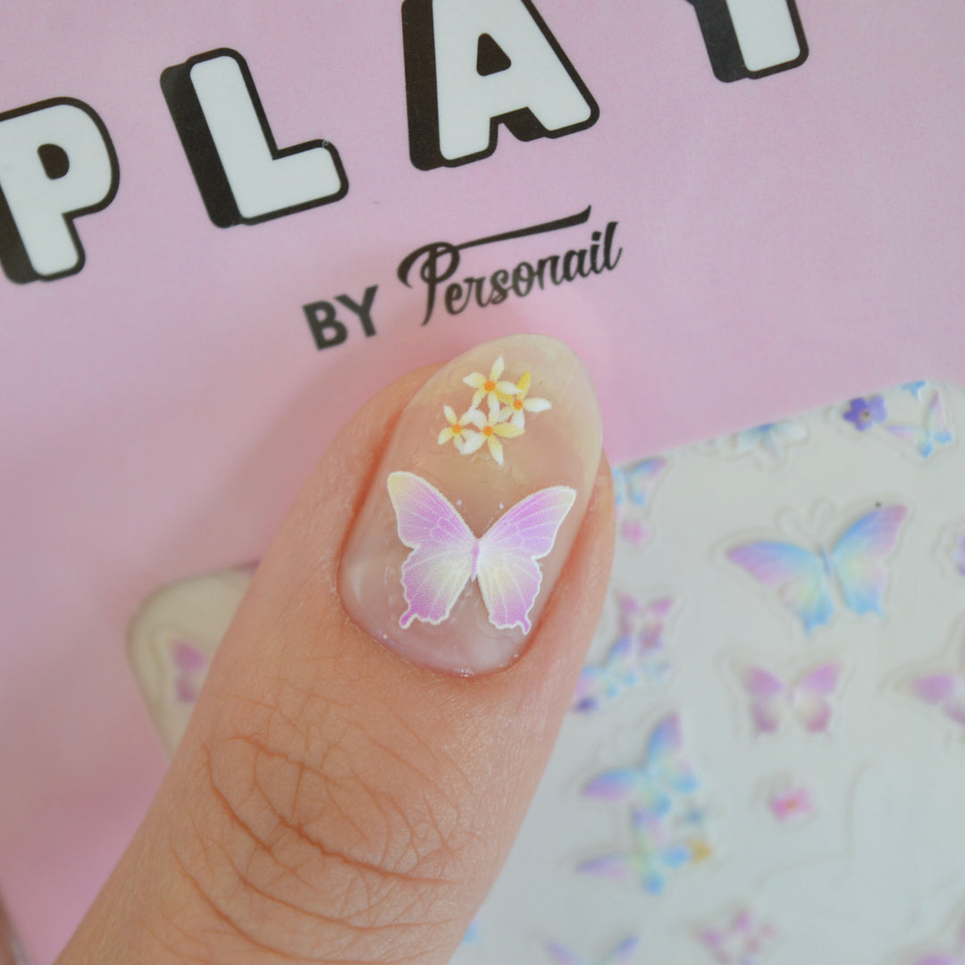 Matte Butterfly Nail Art Sticker