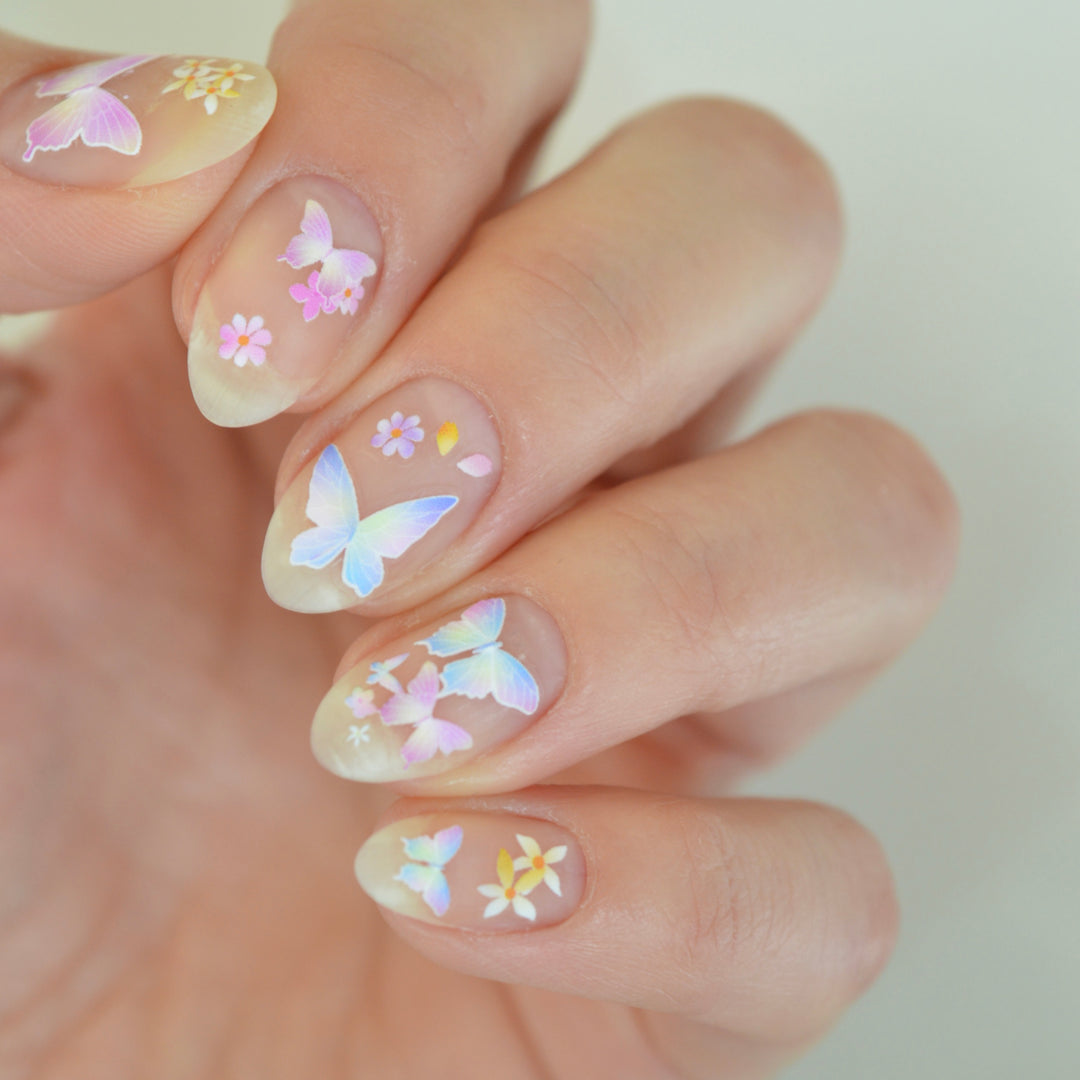 Matte Butterfly Nail Art Sticker