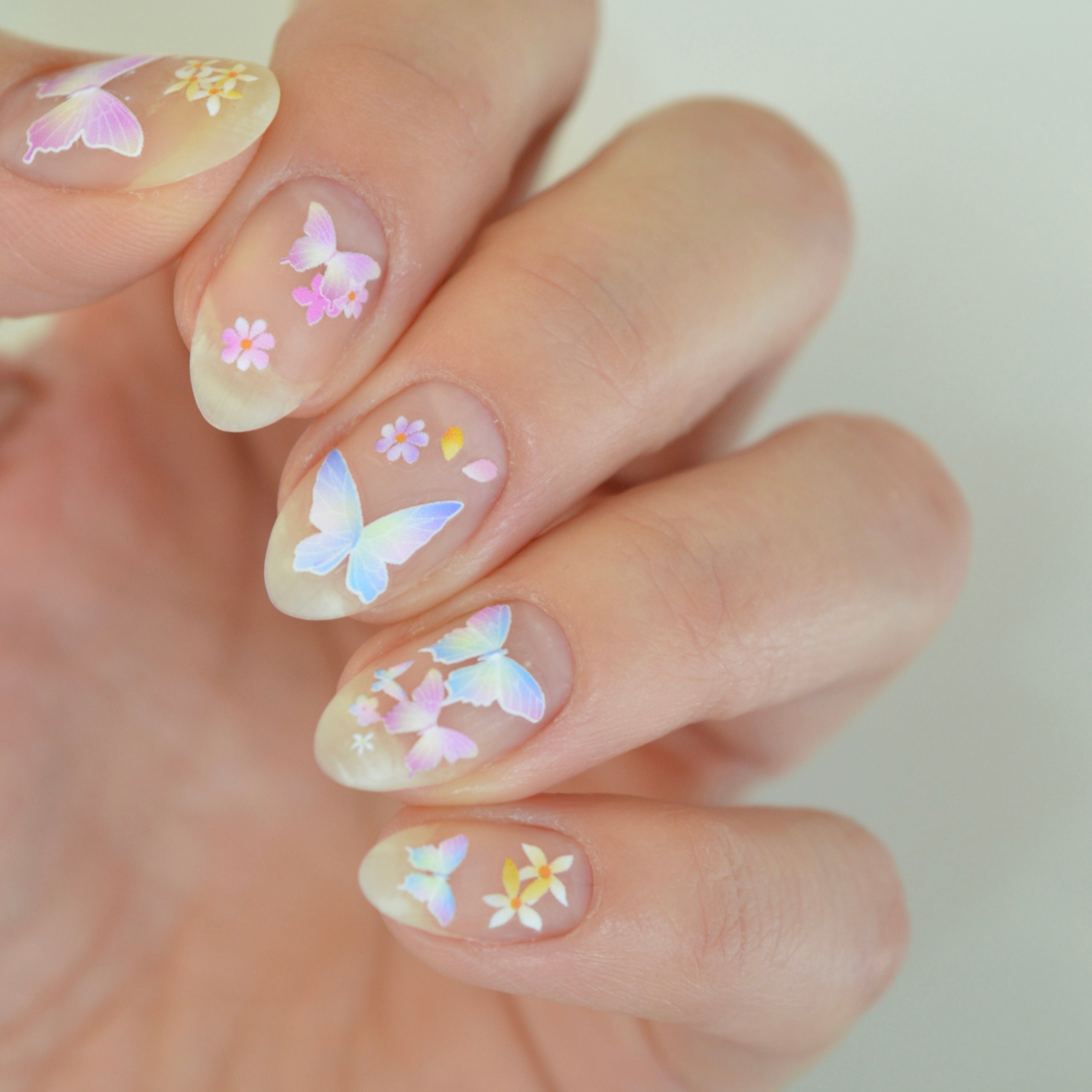 Matte Butterfly Nail Art Sticker