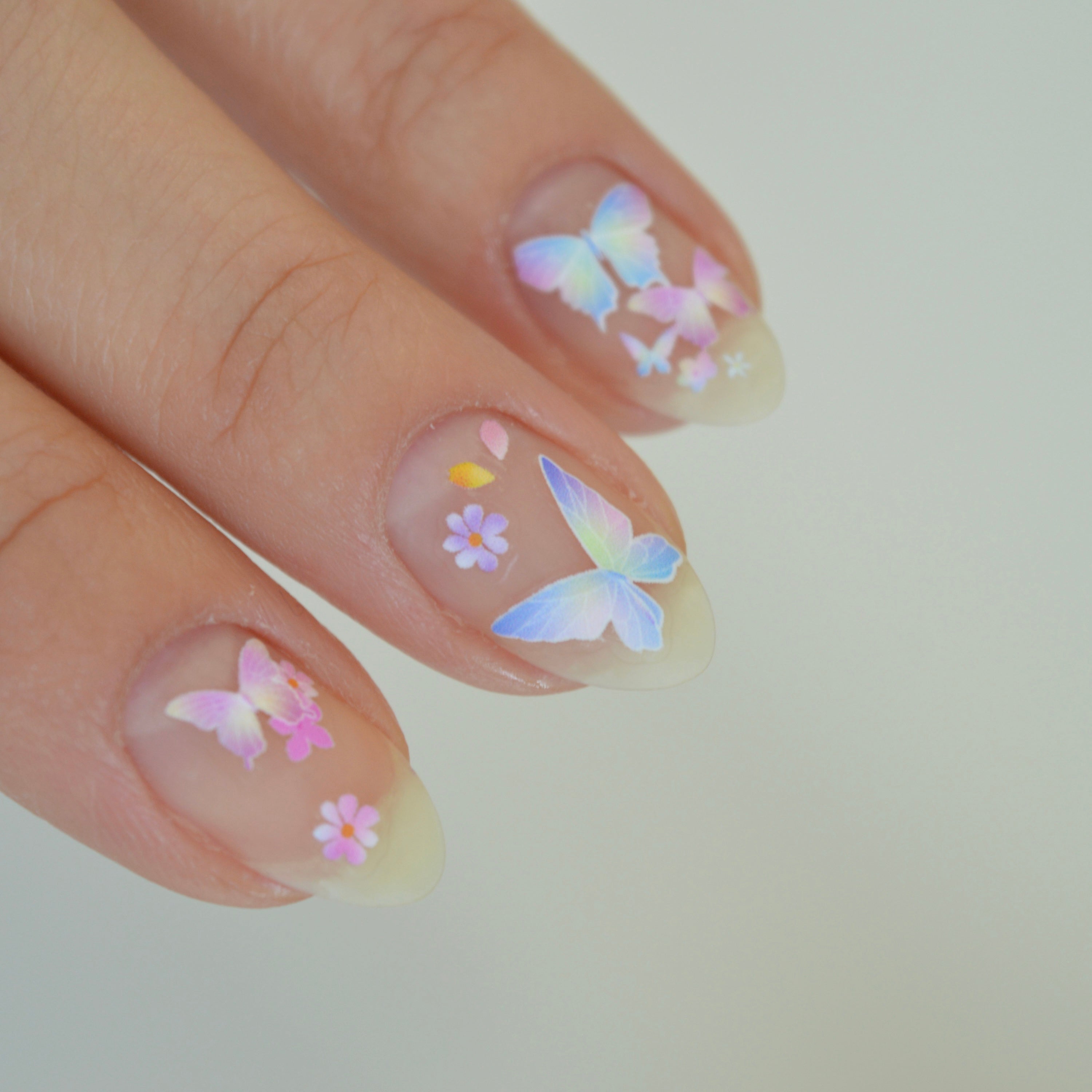 Matte Butterfly Nail Art Sticker