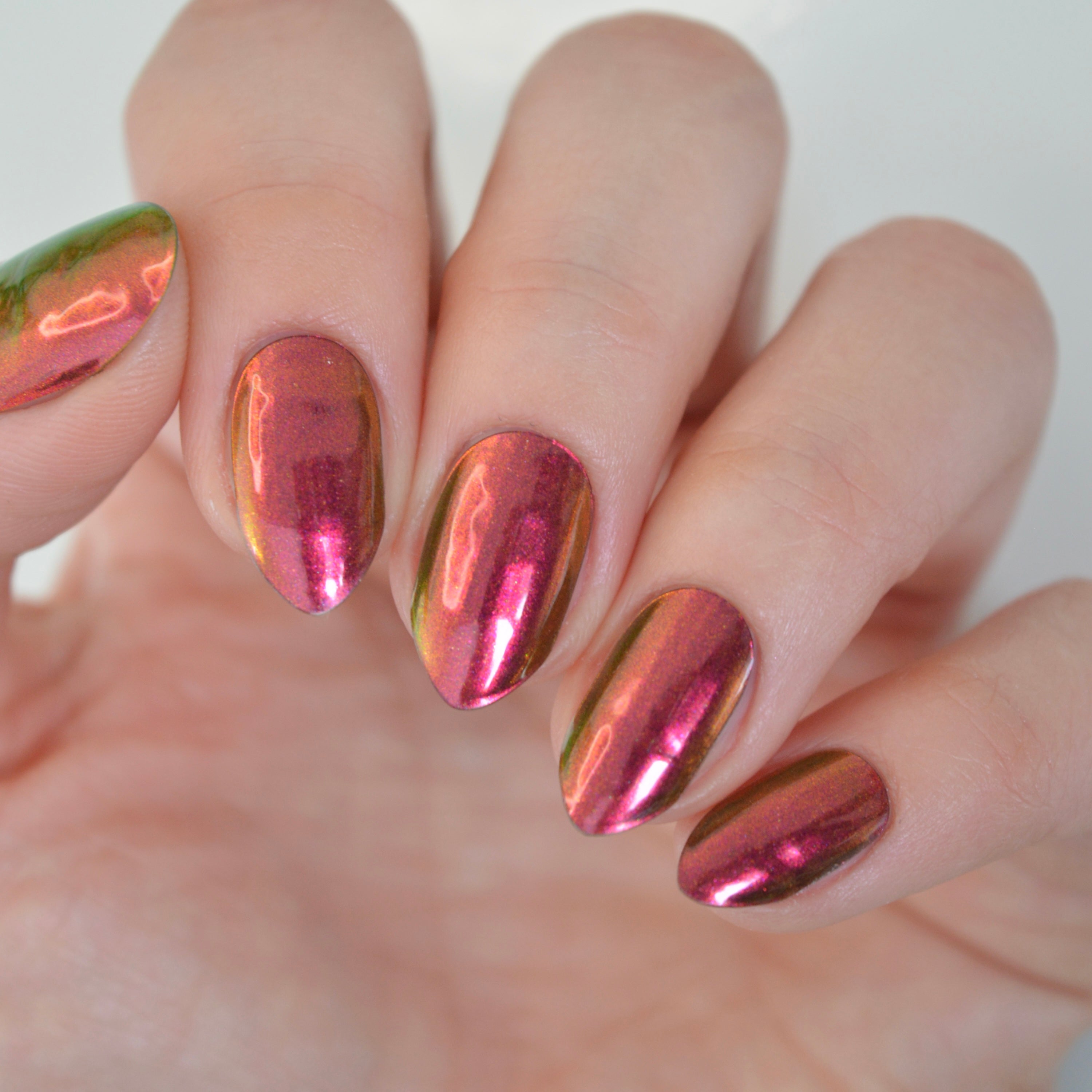 Metallic Red | Super Jellies DIY Hard Semi Cured Gel Nail Wraps