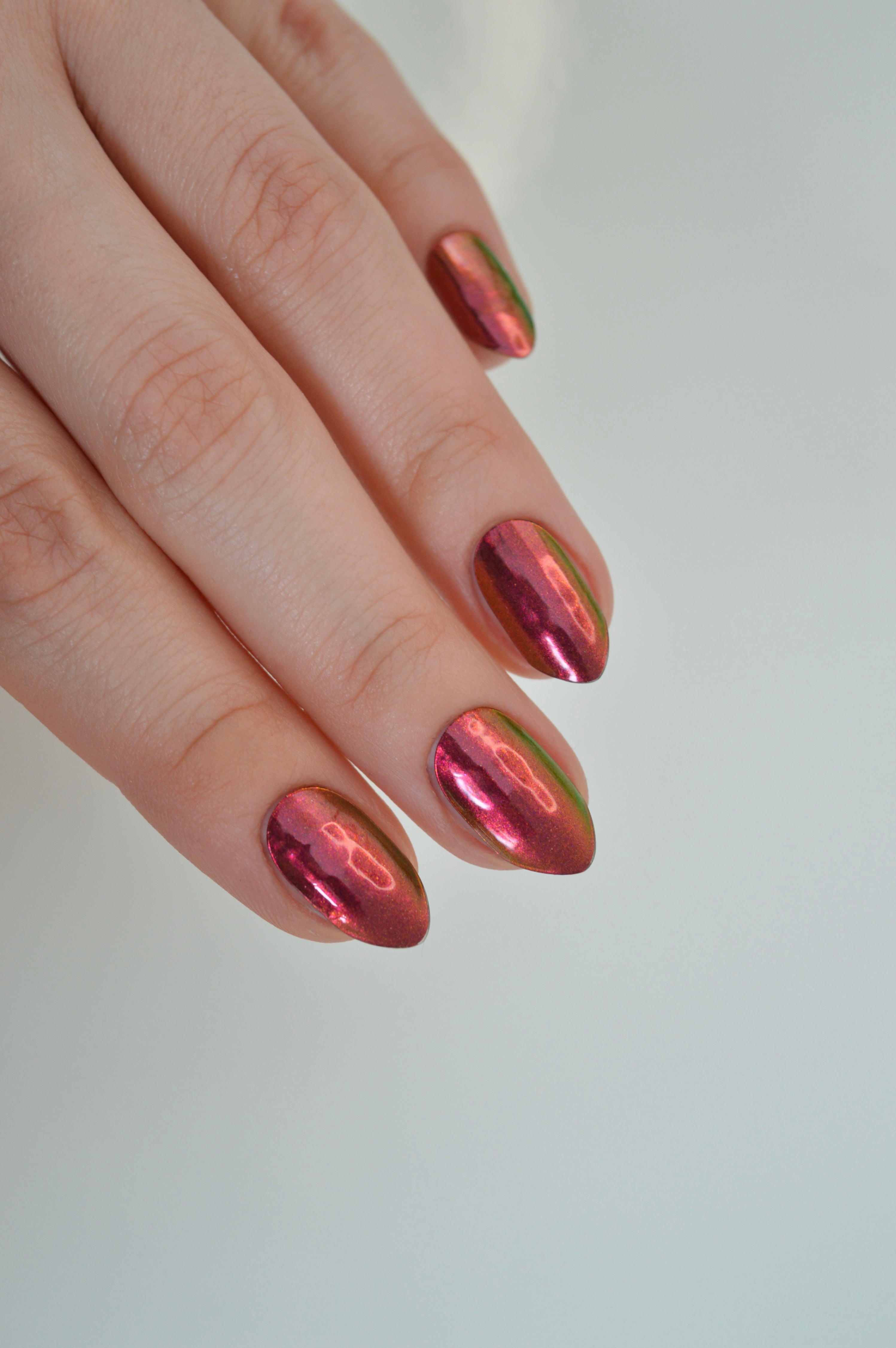 Metallic Red | Super Jellies DIY Hard Semi Cured Gel Nail Wraps