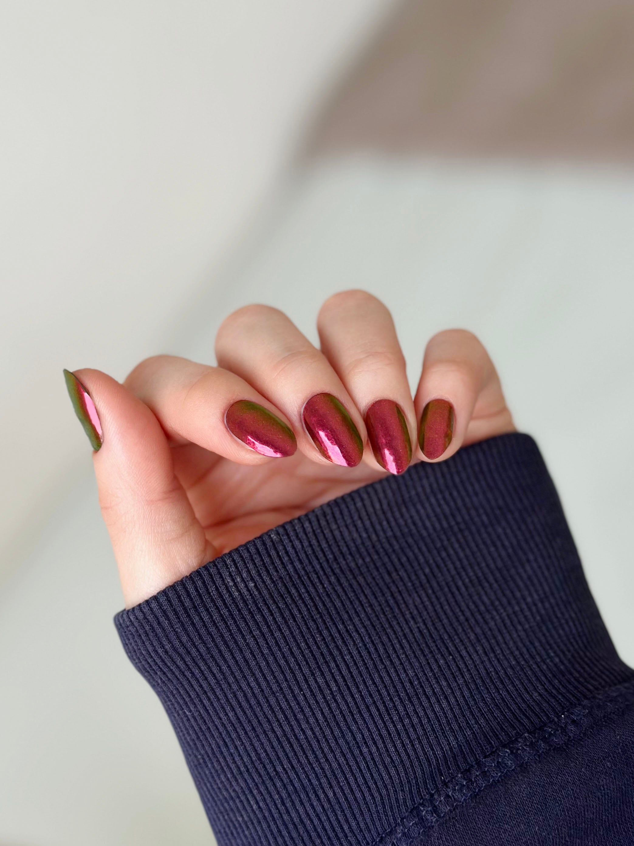 Metallic Red | Super Jellies DIY Hard Semi Cured Gel Nail Wraps