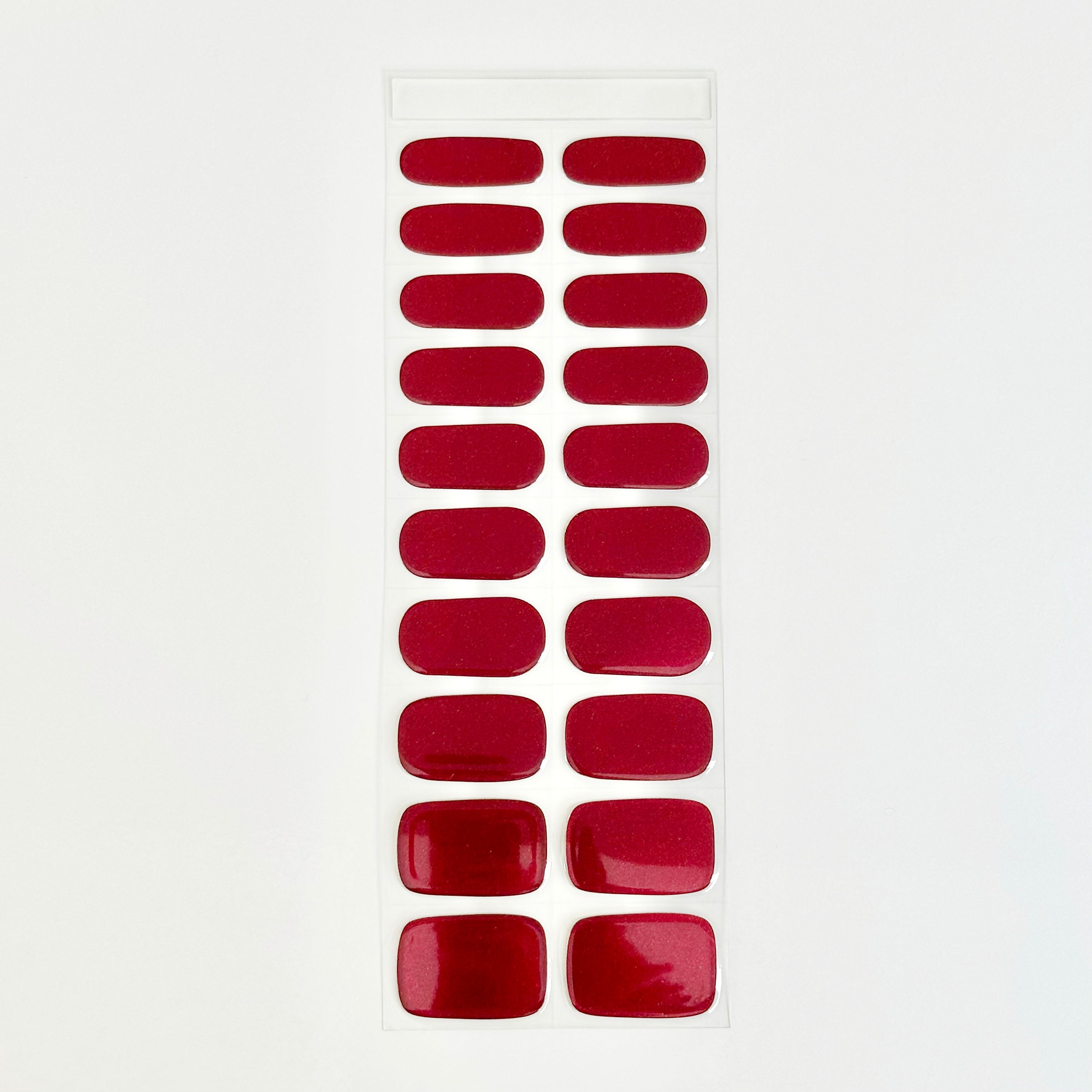 Metallic Red | Super Jellies DIY Hard Semi Cured Gel Nail Wraps