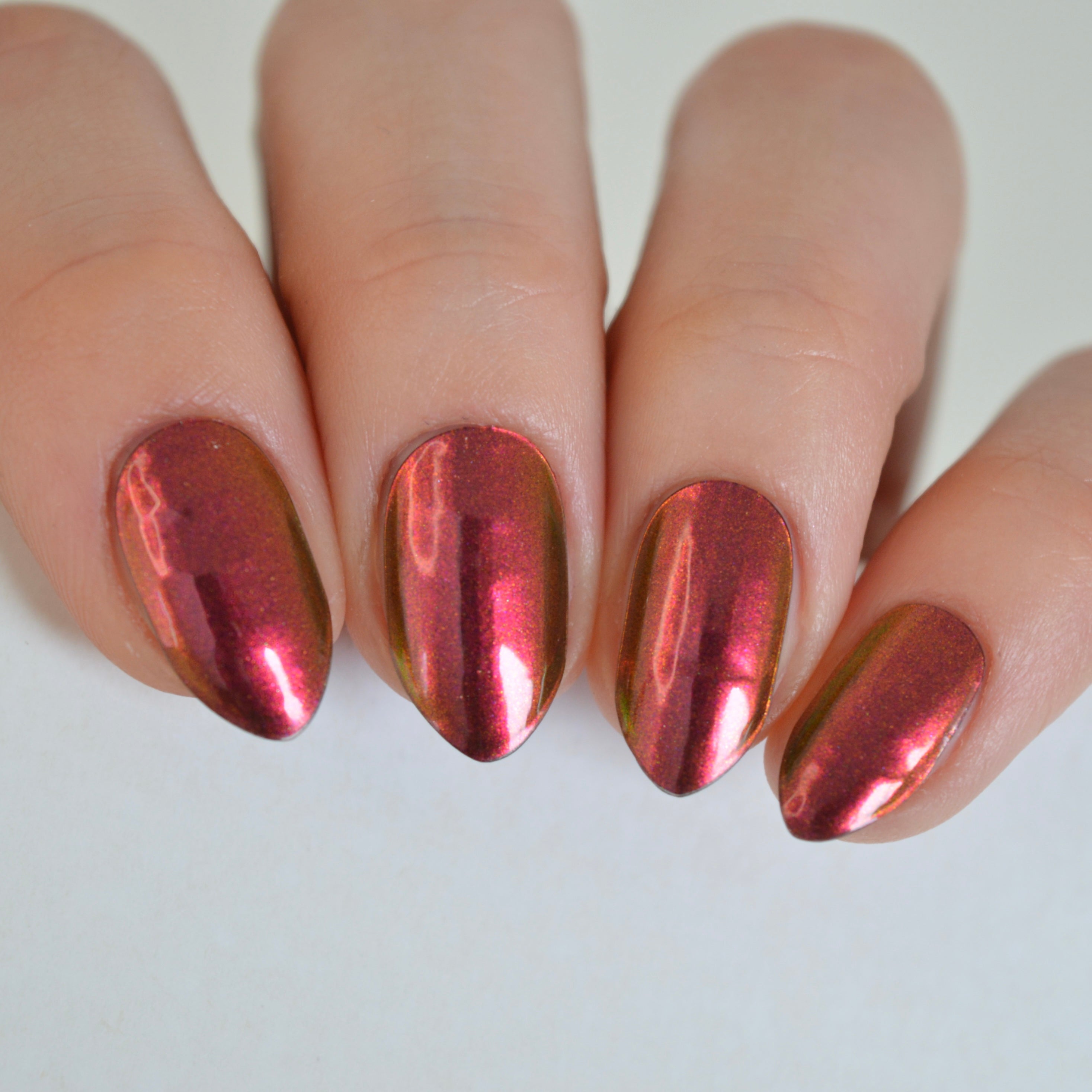 Metallic Red | Super Jellies DIY Hard Semi Cured Gel Nail Wraps