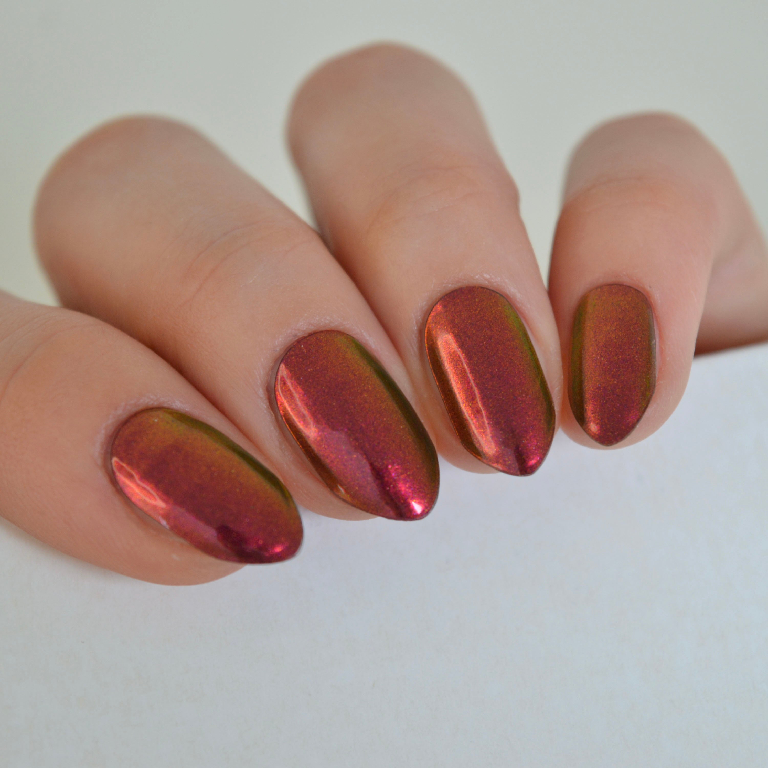 Metallic Red | Super Jellies DIY Hard Semi Cured Gel Nail Wraps