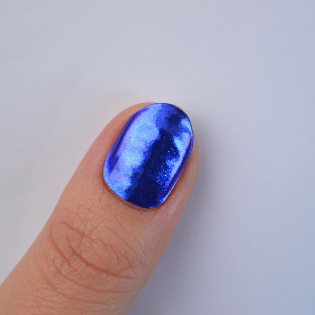 Metals (Blue) | Super Jellies DIY Hard Semi Cured Gel Nail Wraps