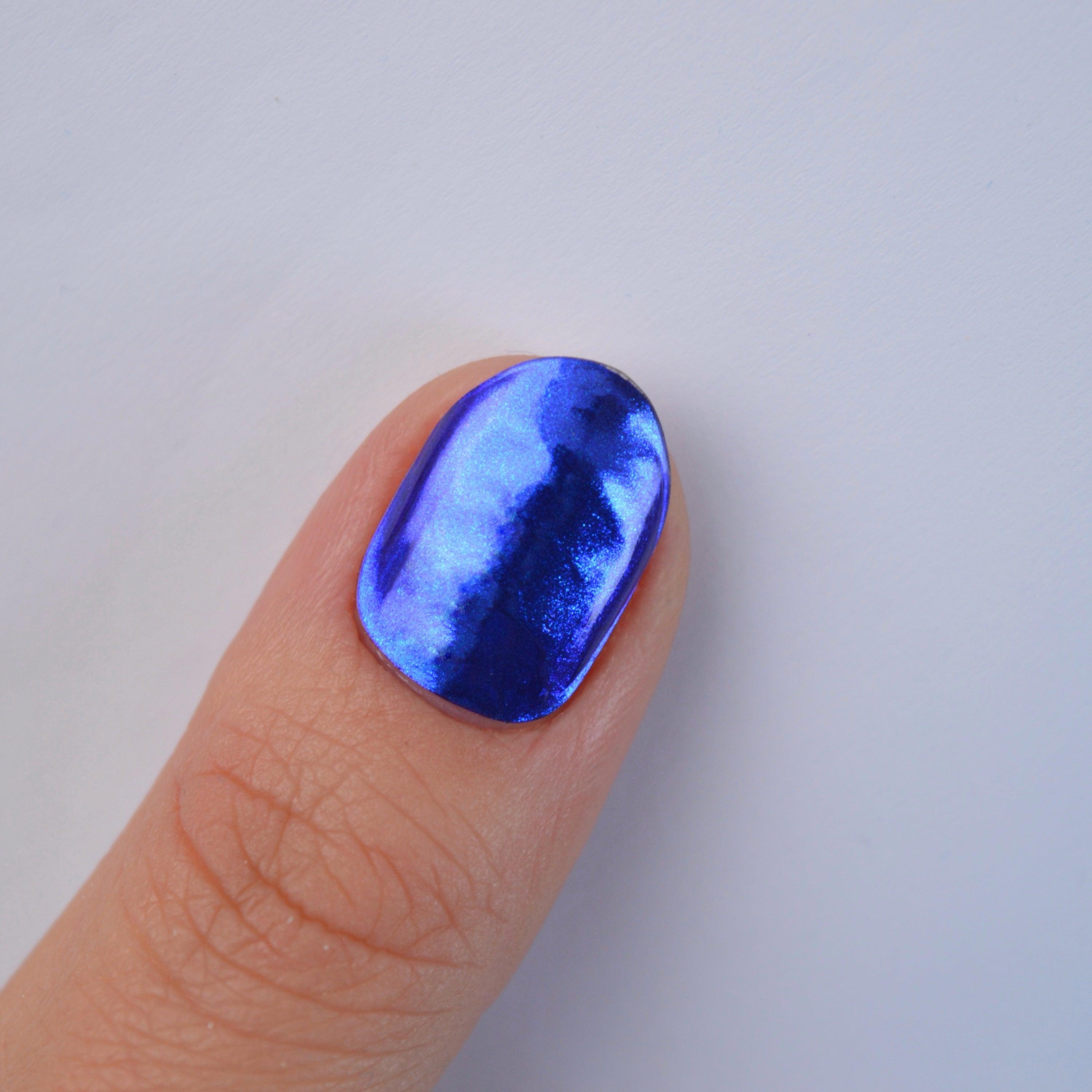 Metals (Blue) | Super Jellies DIY Hard Semi Cured Gel Nail Wraps