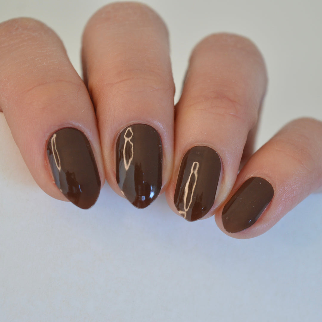 Mocha | Super Jellies DIY Hard Semi Cured Gel Nail Wraps
