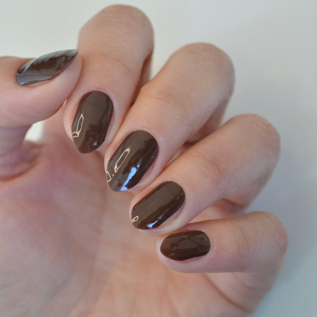Mocha | Super Jellies DIY Hard Semi Cured Gel Nail Wraps