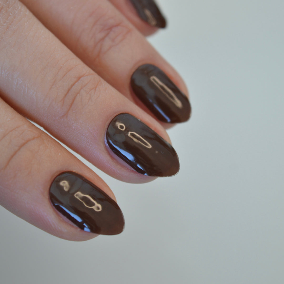Mocha | Super Jellies DIY Hard Semi Cured Gel Nail Wraps