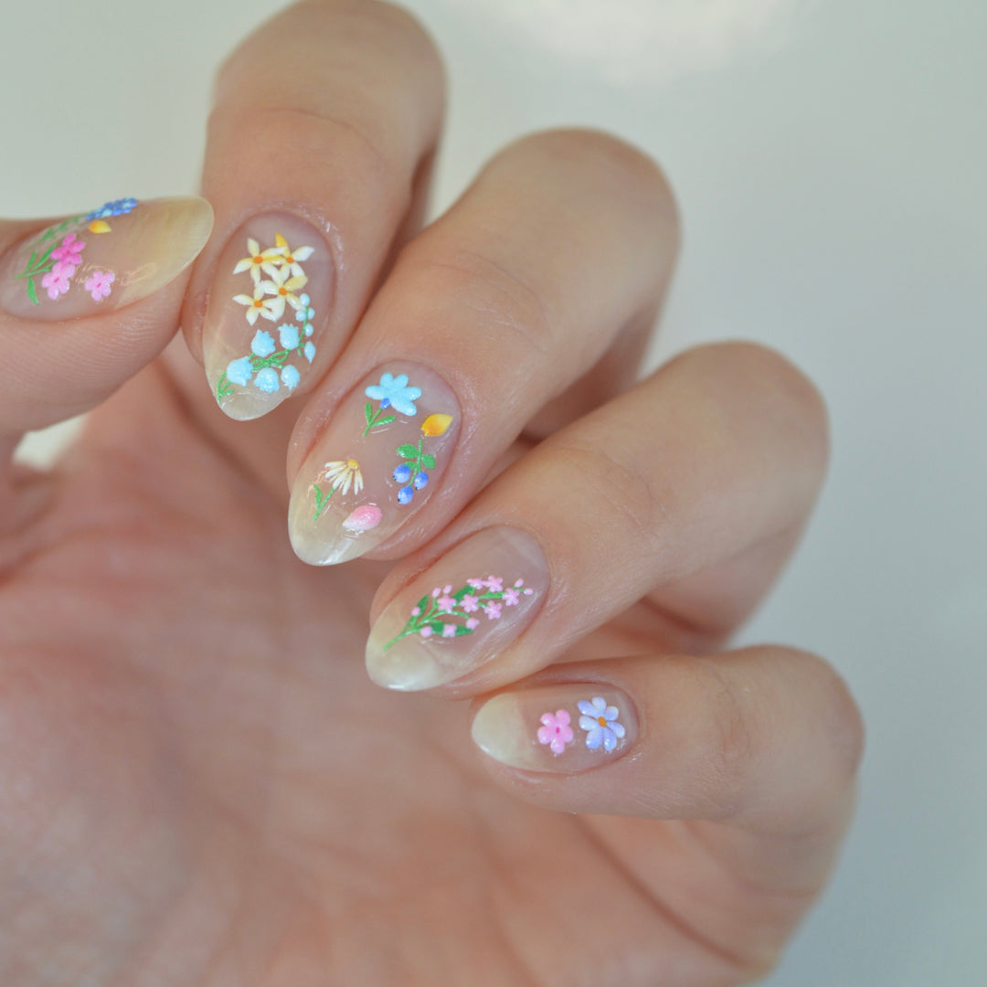 More Florals Nail Art Sticker