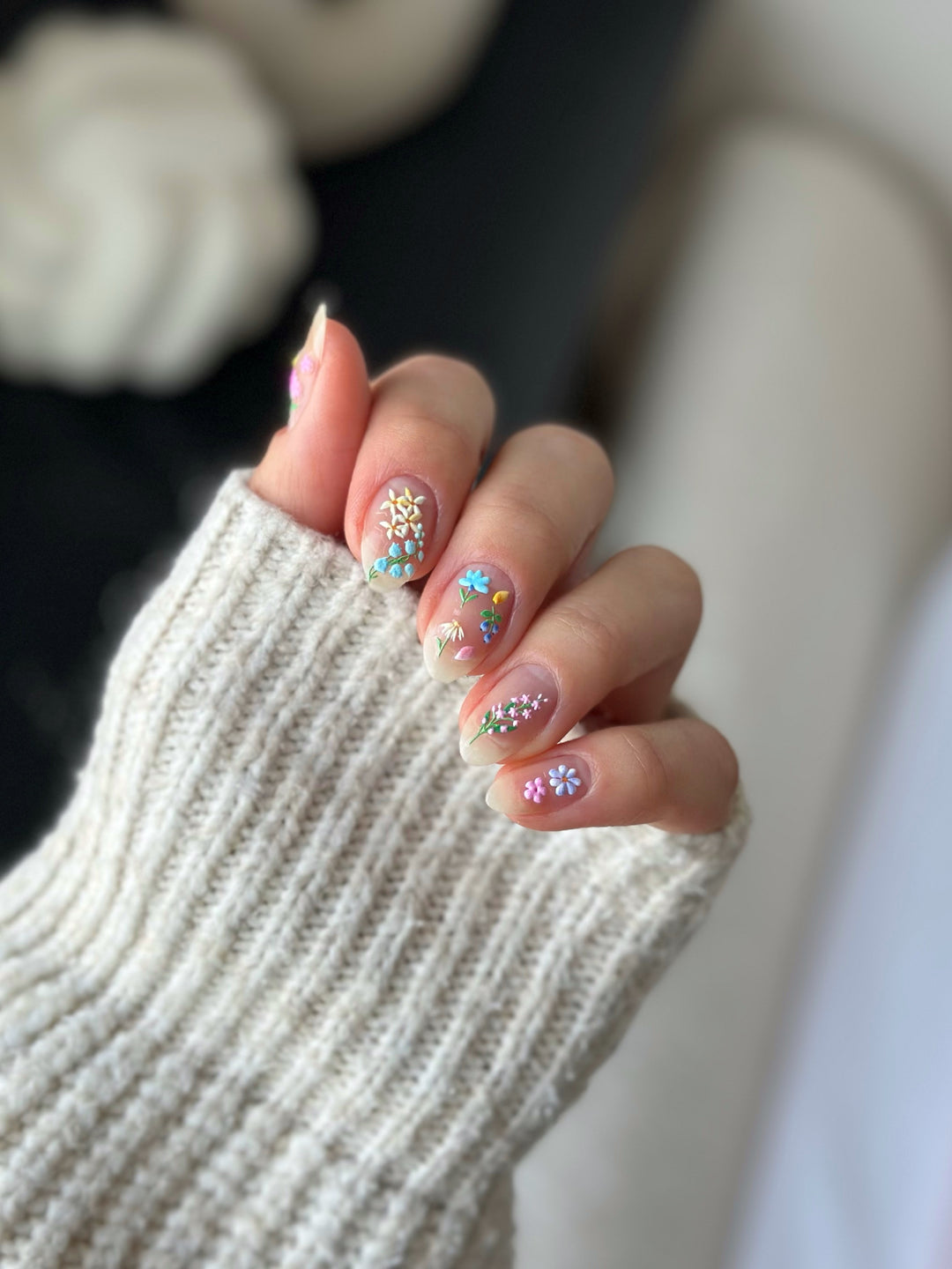 More Florals Nail Art Sticker