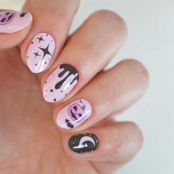 Morgan |  Halloween Themed Nail Polish Wrap