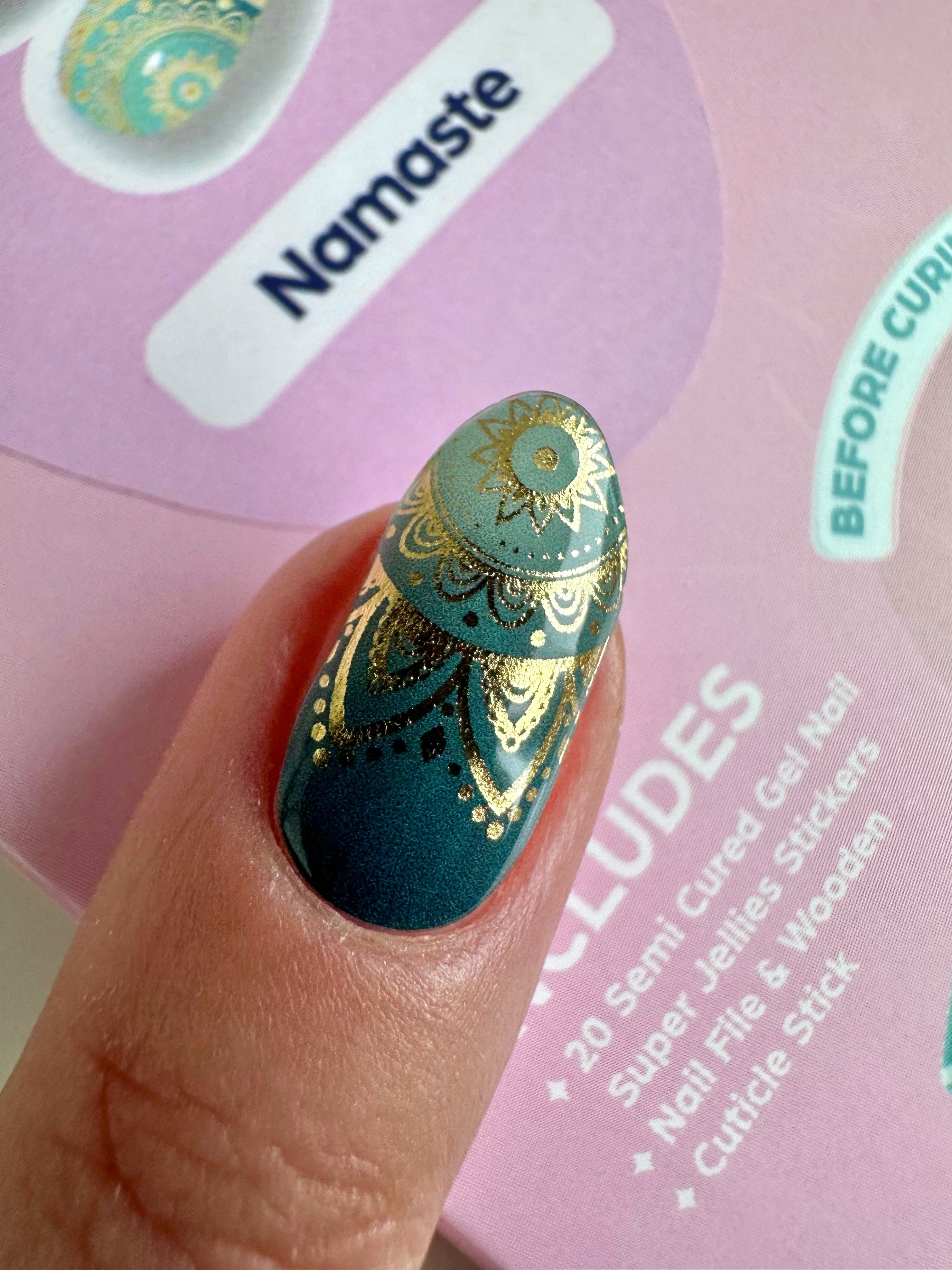 Namaste | Super Jellies DIY Hard Semi Cured Gel Nail Wraps