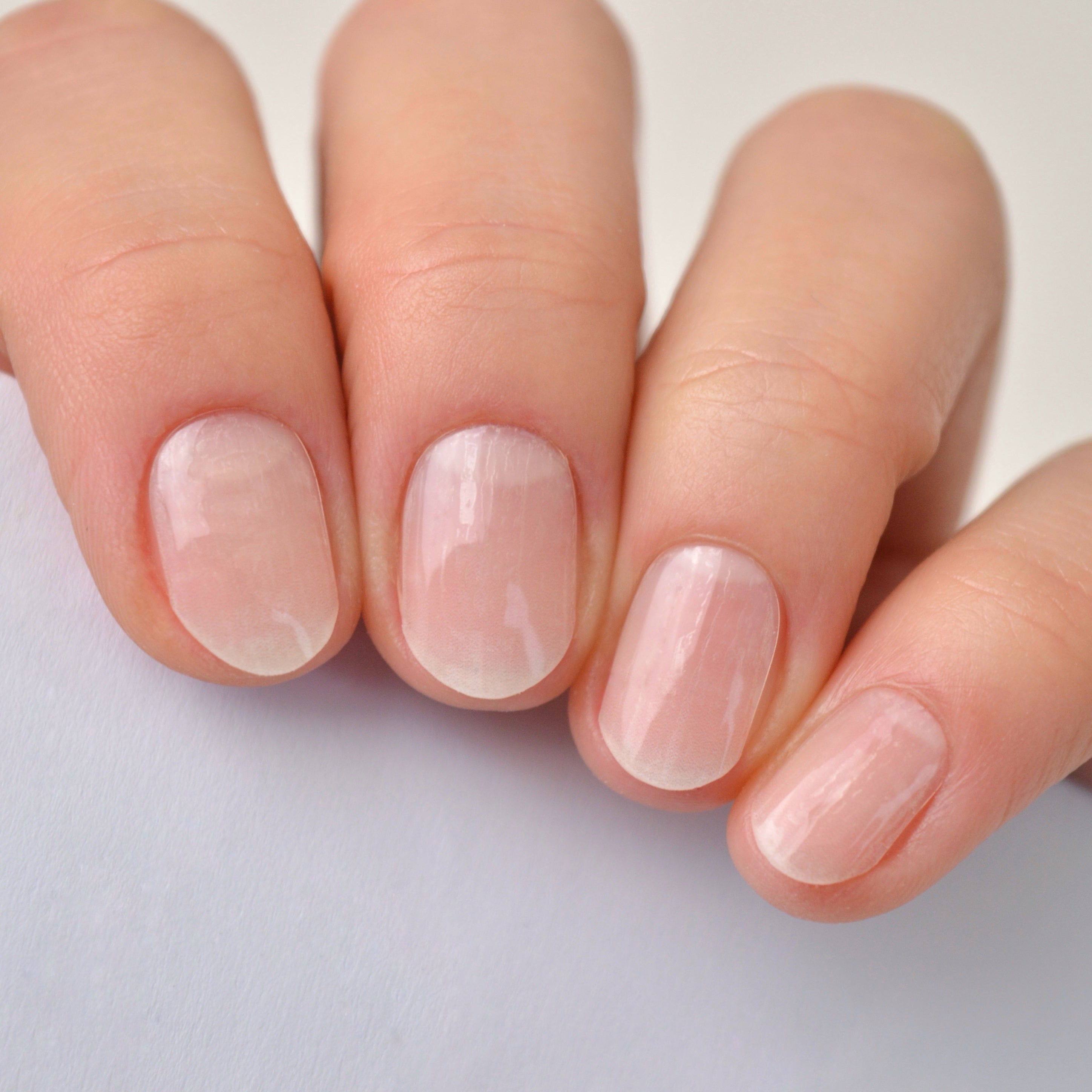 Natural Milky White Ombré | Super Jellies DIY Semi Cured Gel Nail Wrap