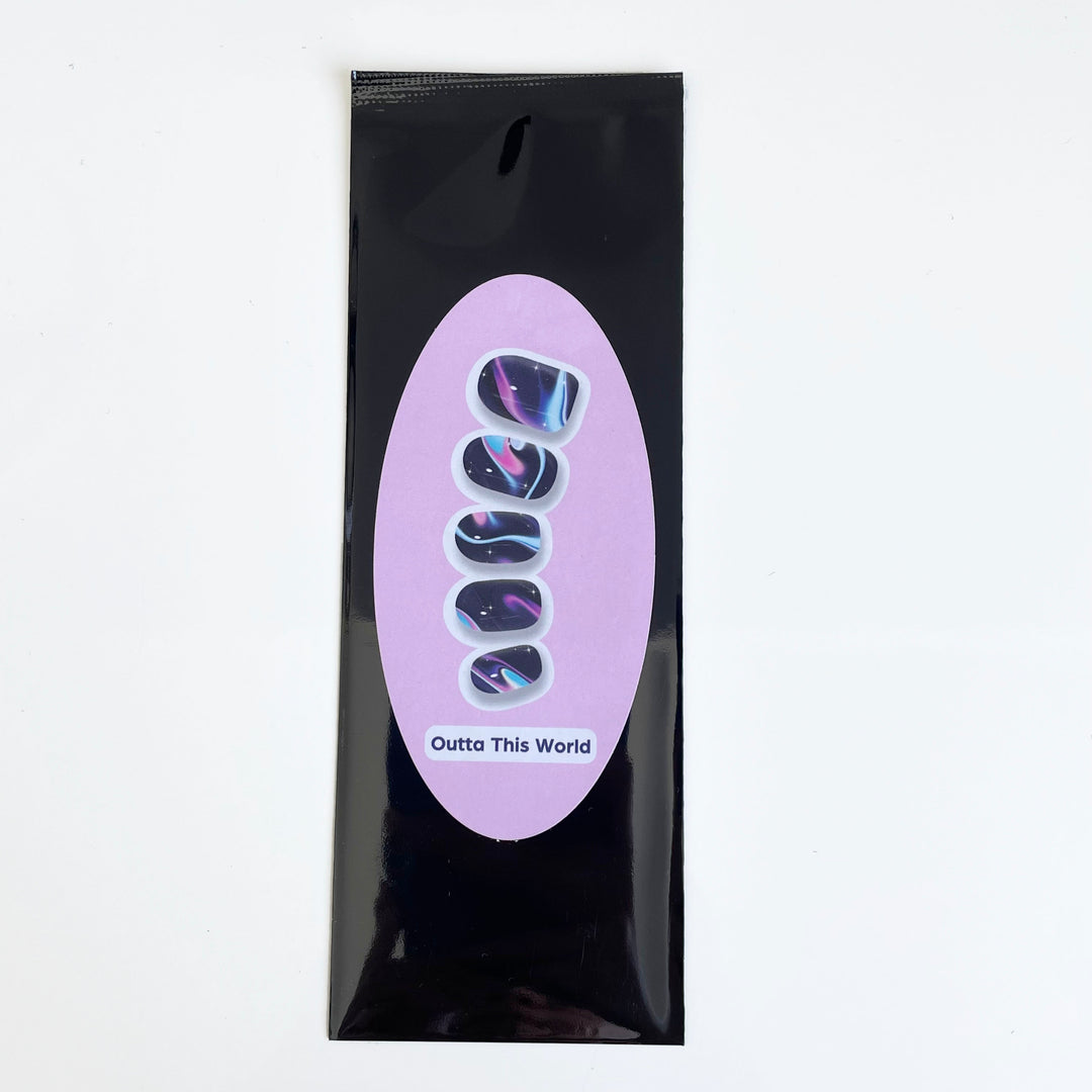Outta This World | Super Jellies DIY Hard Semi Cured Gel Nail Wraps