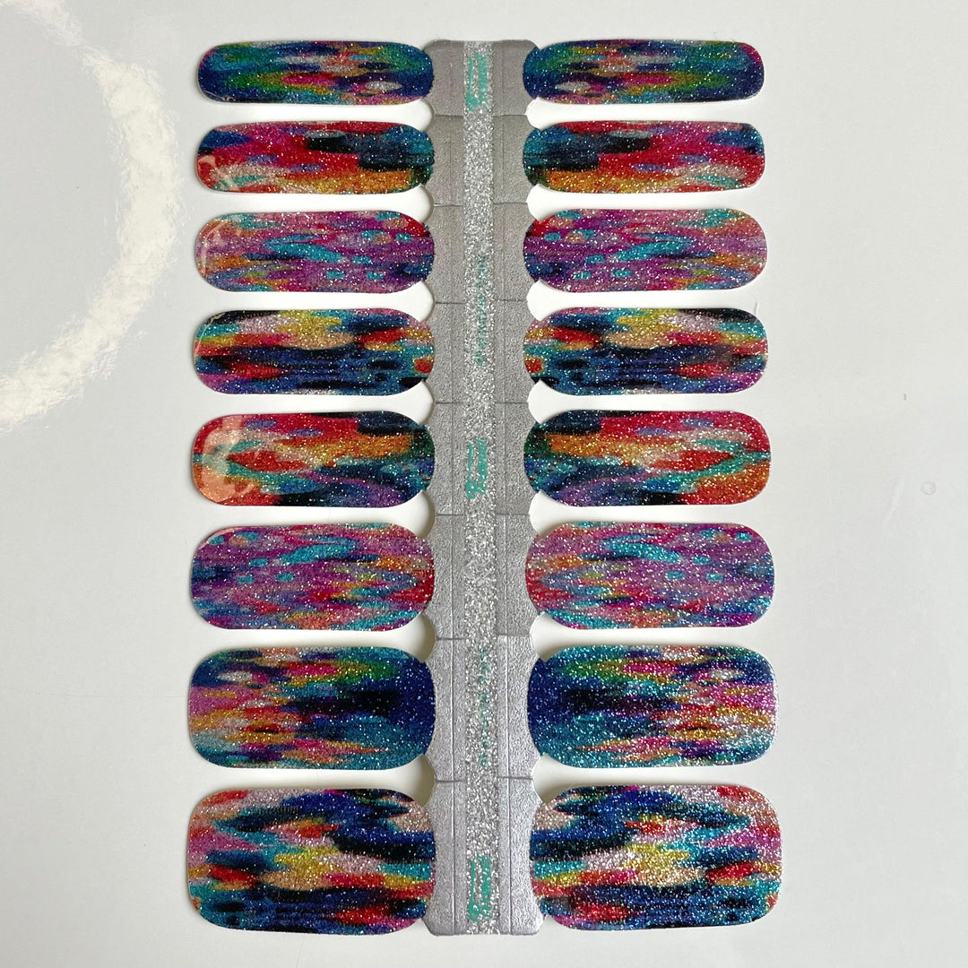Paint | Rainbow Glitter Nail Polish Wraps