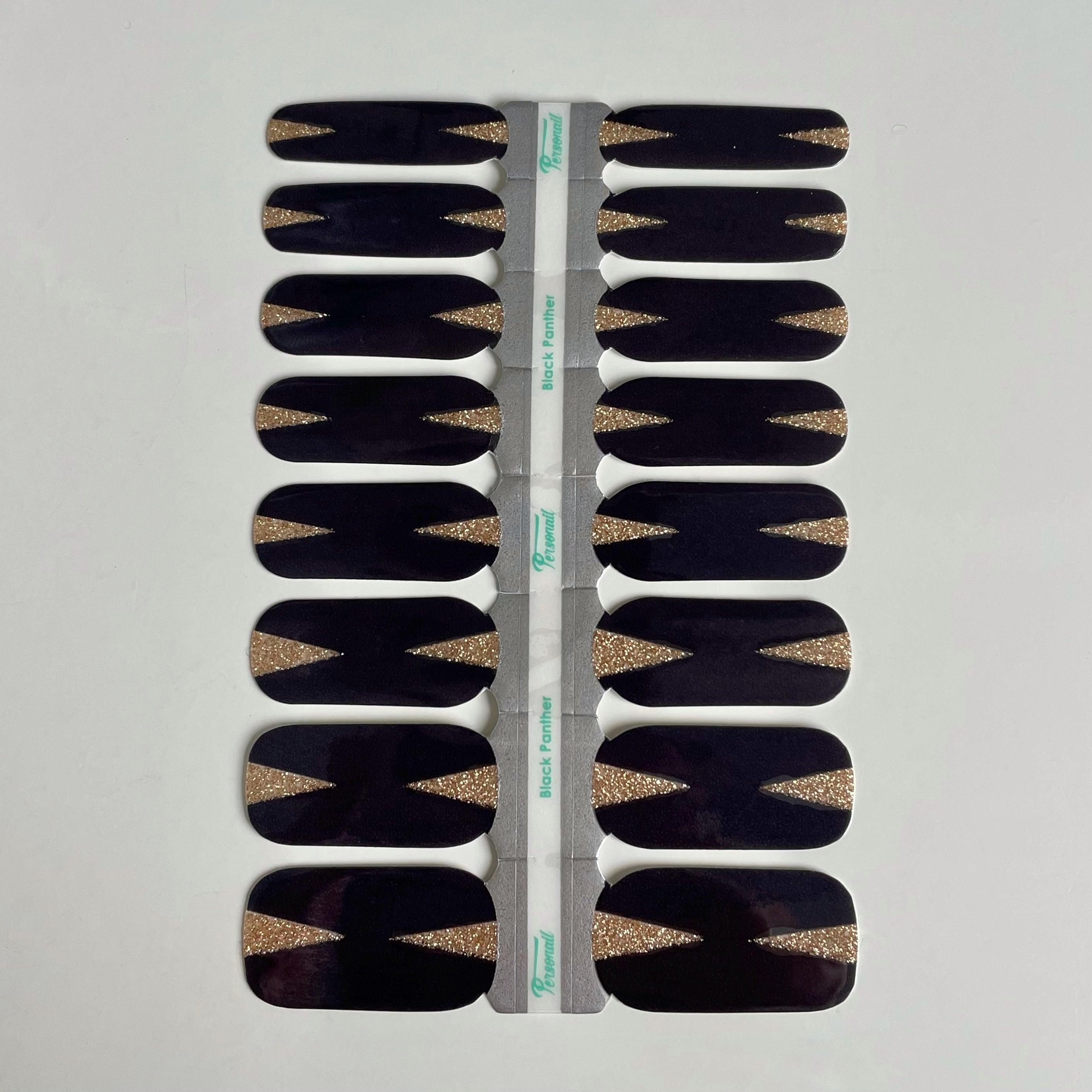 Black Panther | Colour Changing Nail Polish Wraps