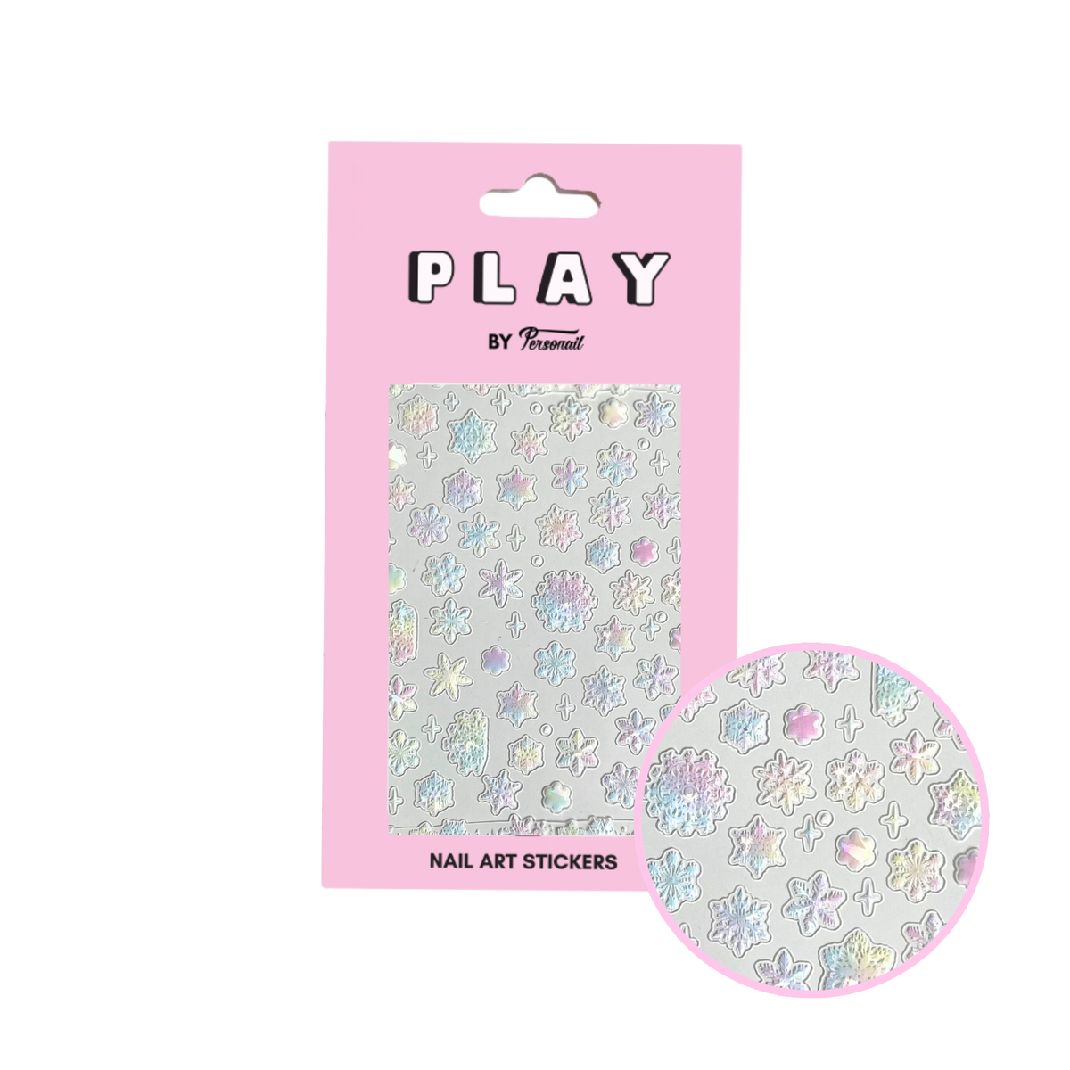 Pastel Flakes 3D PLAY Nail Art Sticker
