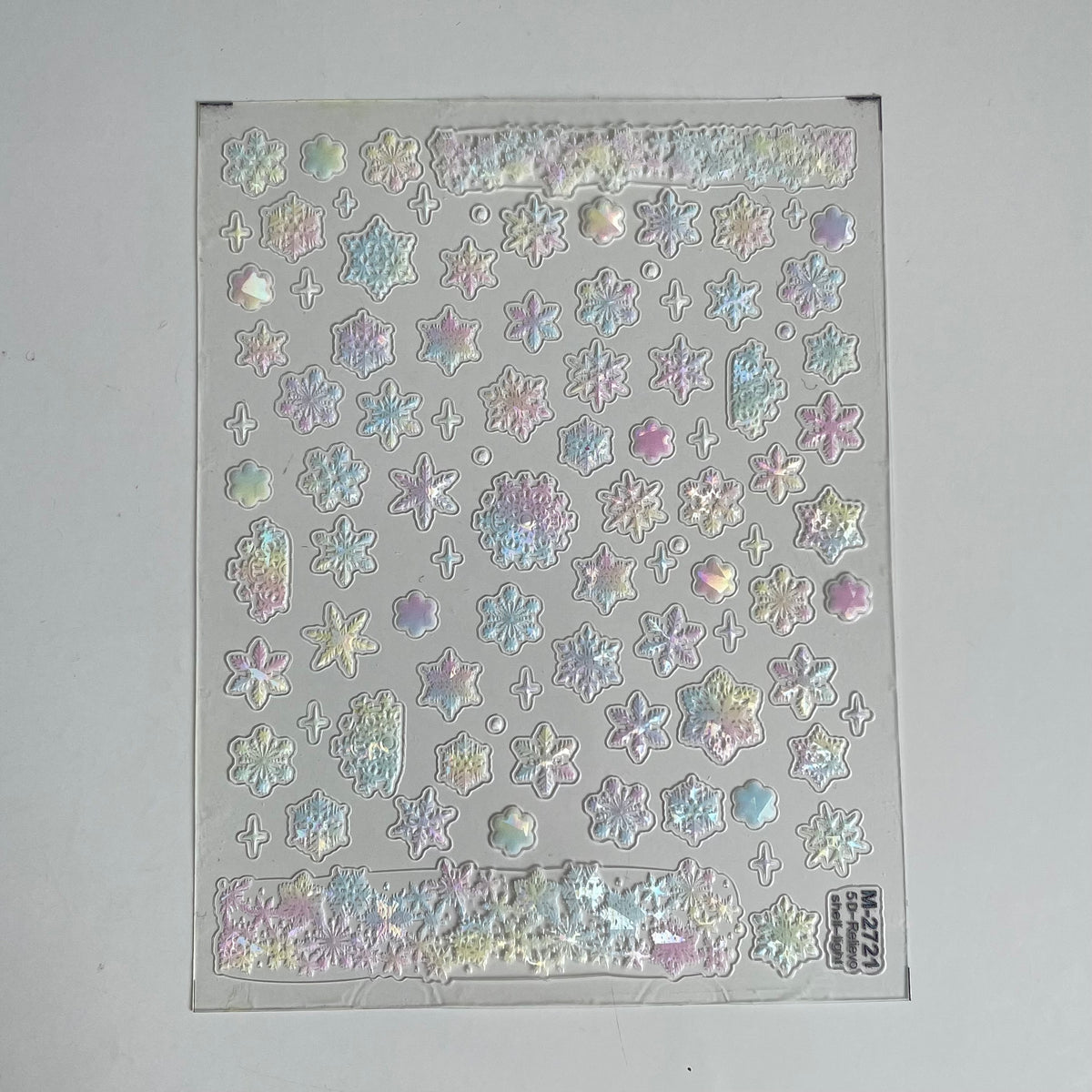 Pastel Flakes 3D PLAY Nail Art Sticker