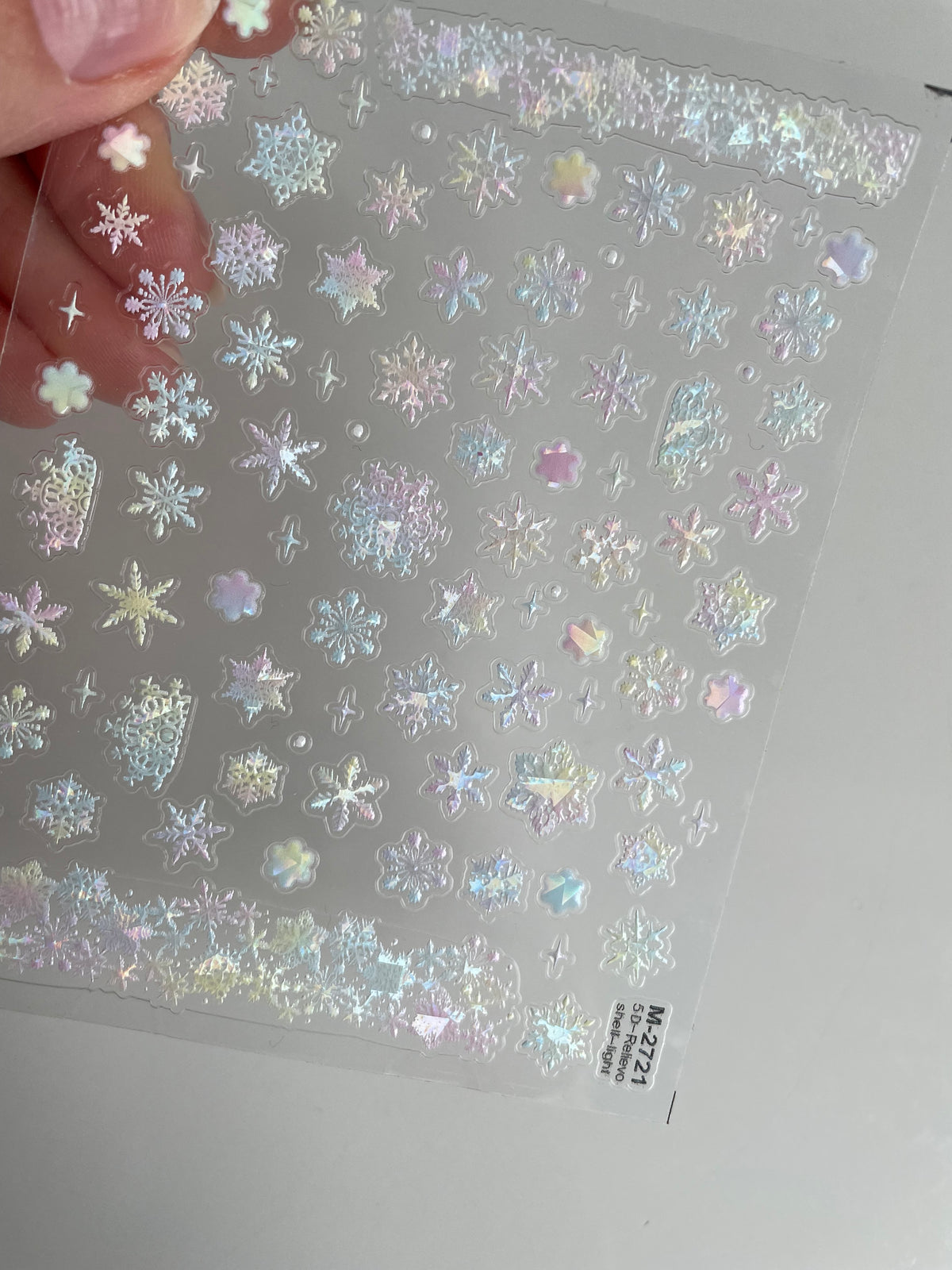 Pastel Flakes 3D PLAY Nail Art Sticker