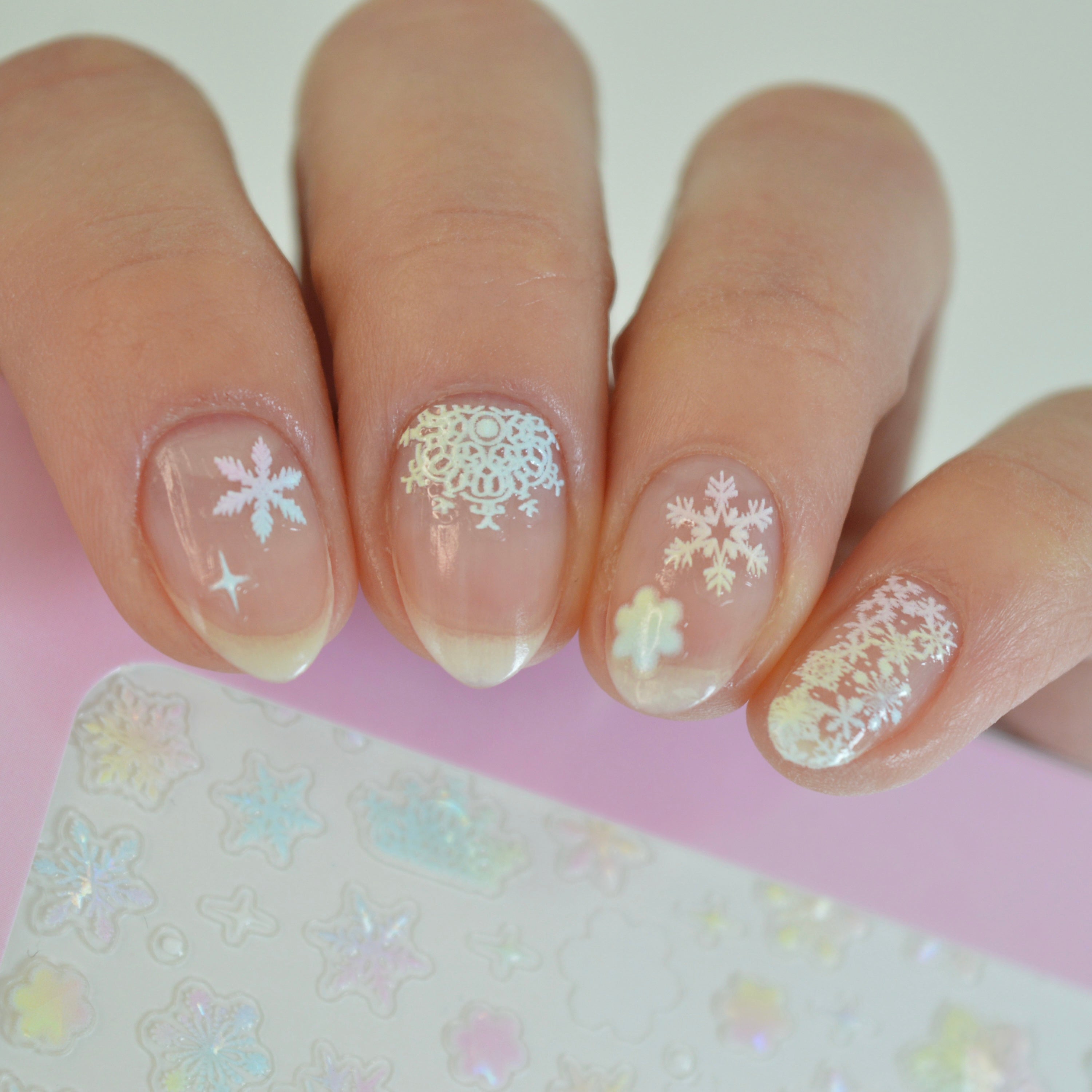 Pastel Flakes PLAY Nail Art Sticker