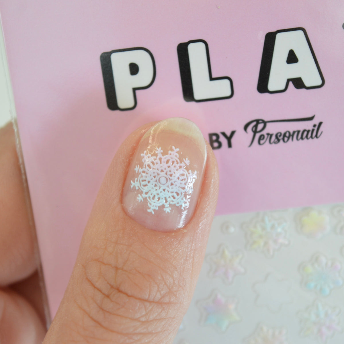 Pastel Flakes 3D PLAY Nail Art Sticker