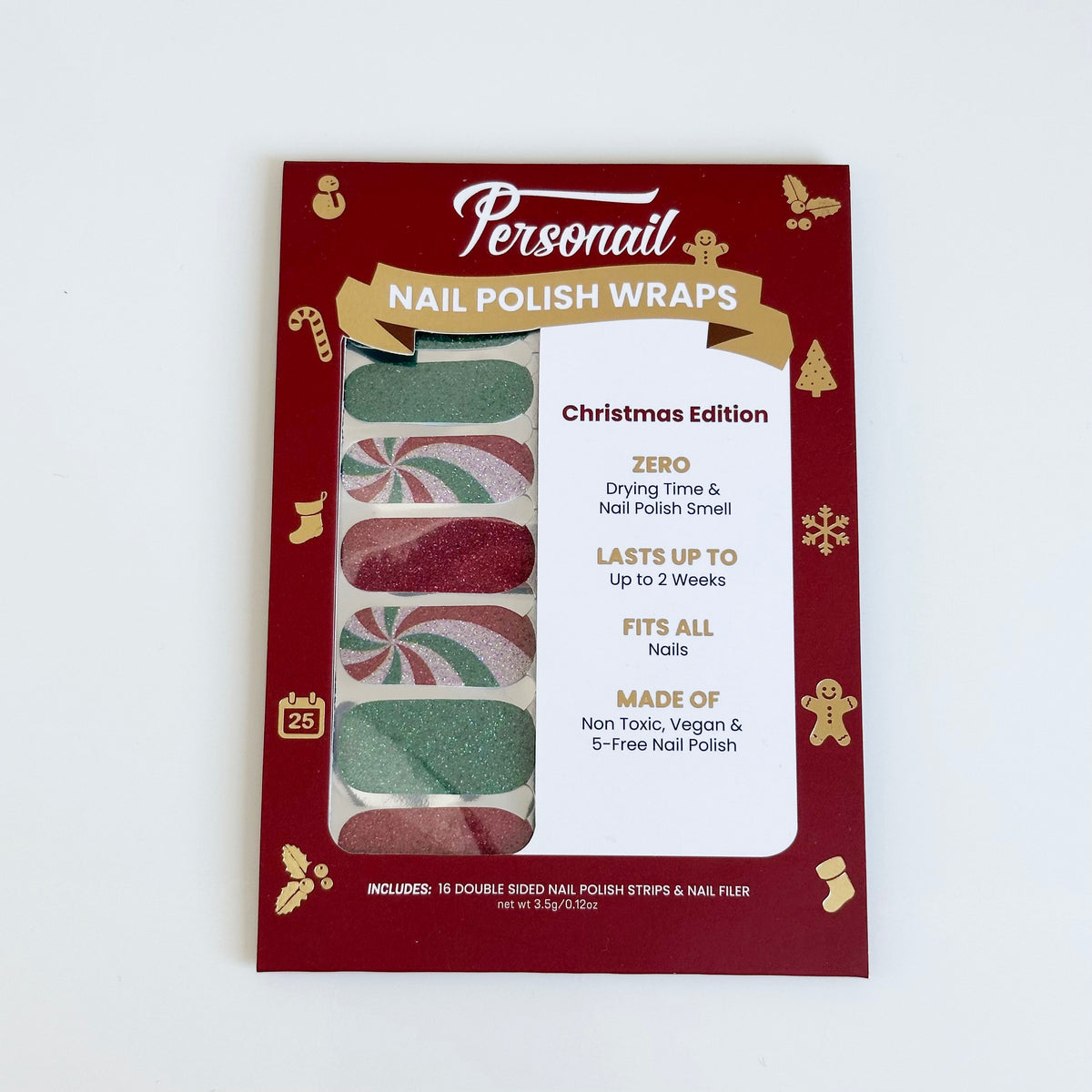 Peppermint Candy | Nail Polish Wraps