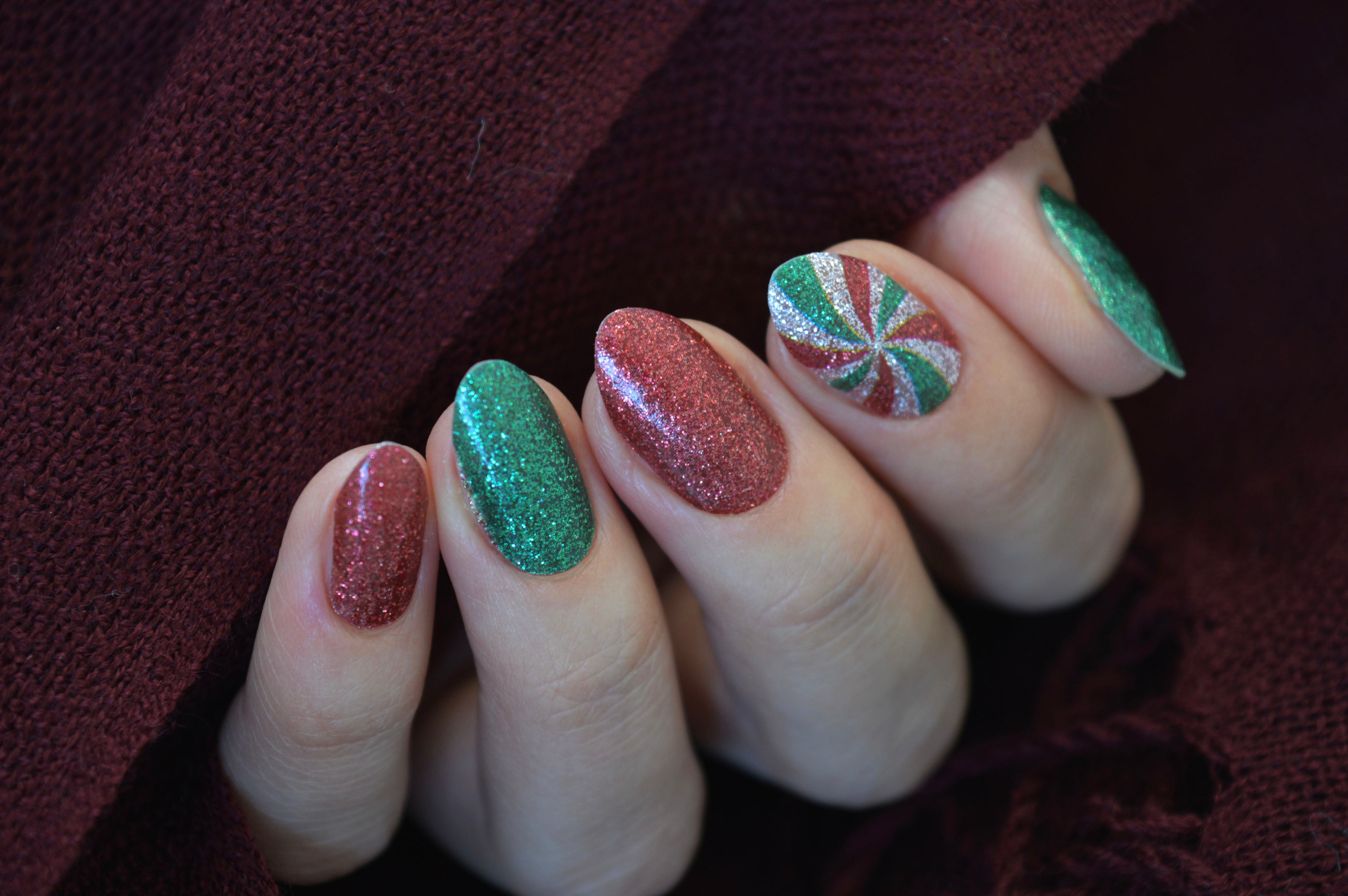 Peppermint Candy | Nail Polish Wraps